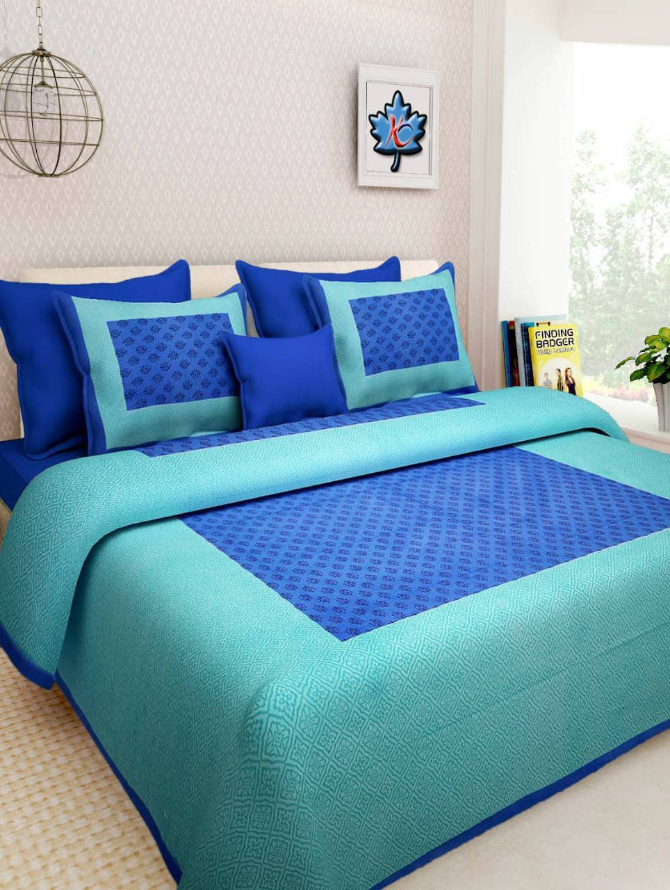 Batham Handloom Cotton 1 Double Bedsheet with 2 Pillow Covers ( Yellow ) Batham Handloom Cotton 1 Double Bedsheet with 2 Pillow Covers ( Yellow )