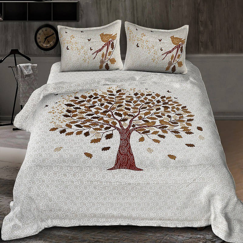 Batham Handloom Cotton 1 Double Bedsheet with 2 Pillow Covers ( White ) Batham Handloom Cotton 1 Double Bedsheet with 2 Pillow Covers ( White )