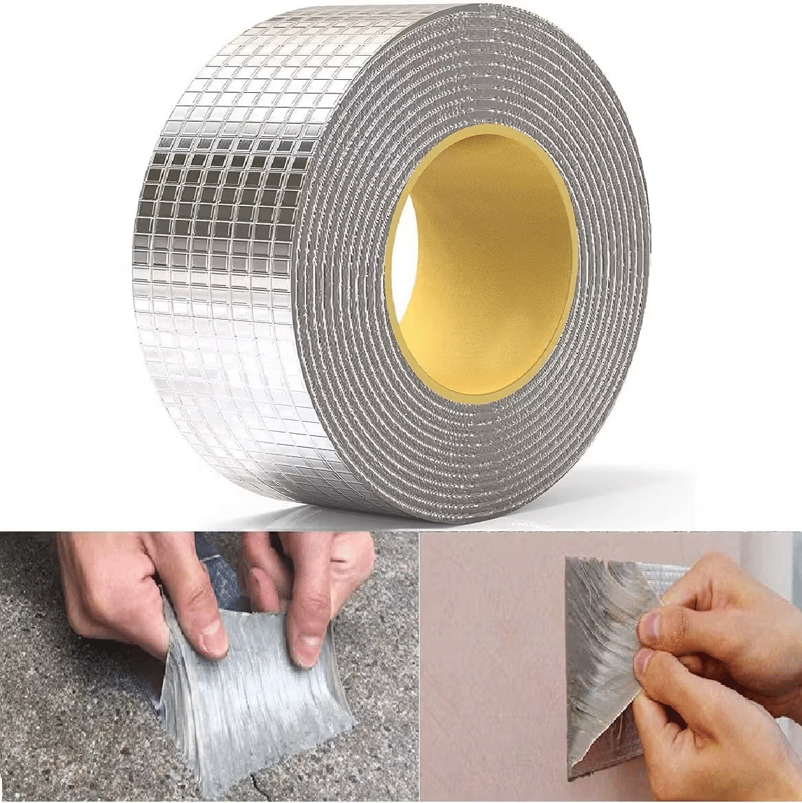 GATIMAN Silver Single Sided Flax Tape ( Pack of 1 ) GATIMAN Silver Single Sided Flax Tape ( Pack of 1 )