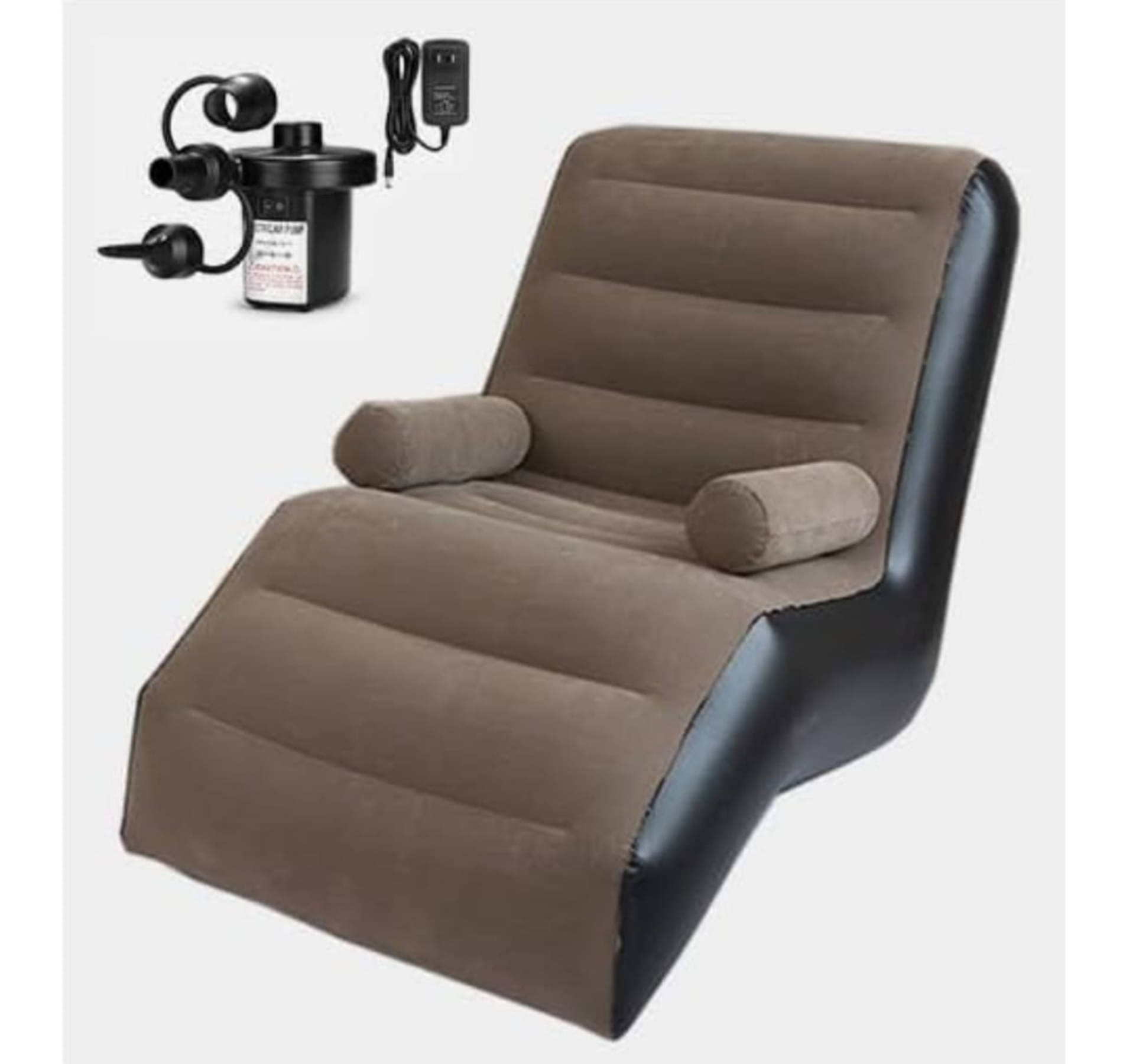     			GMPex Inflatable Big Sofa with air pump (Mix color) 1 Seater Velvet Sofa Cover ( Pack of 1 )