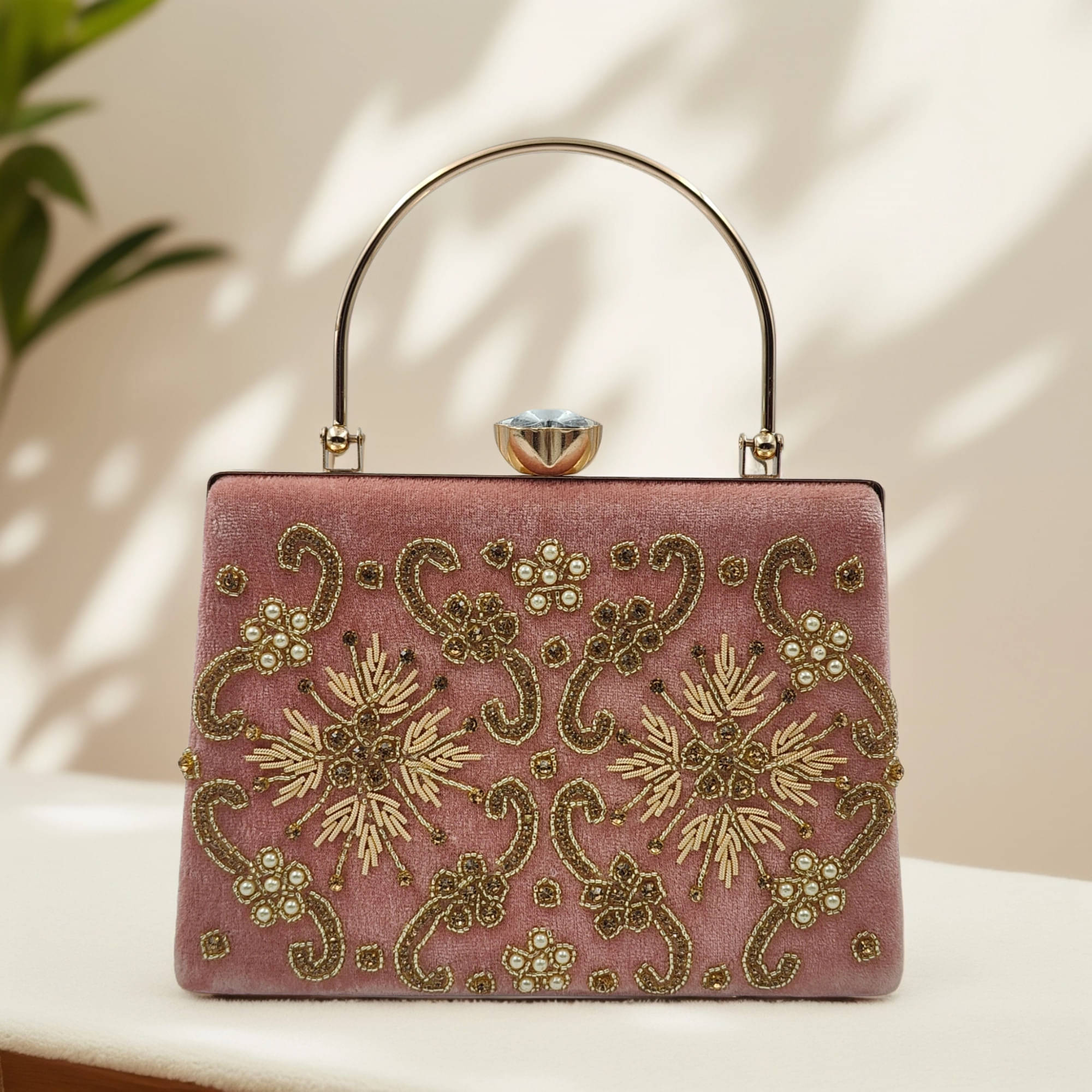     			Generic Pink Fabric Purse