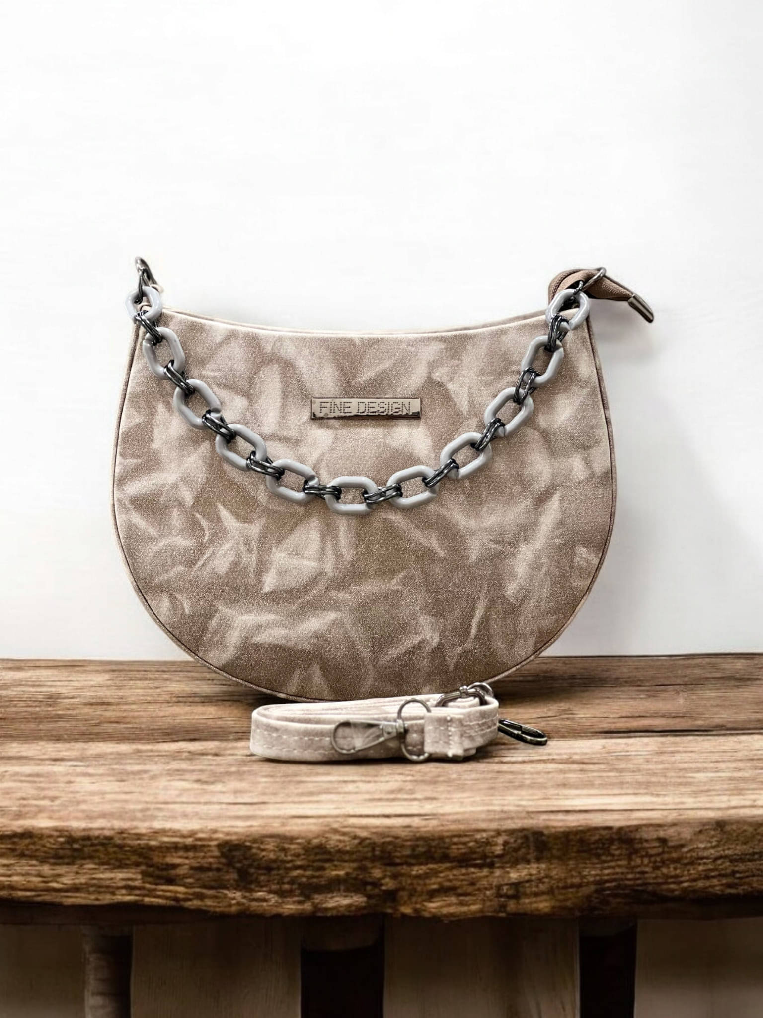     			Jazzberry Sling Bag PU Set of 1 ( Grey )