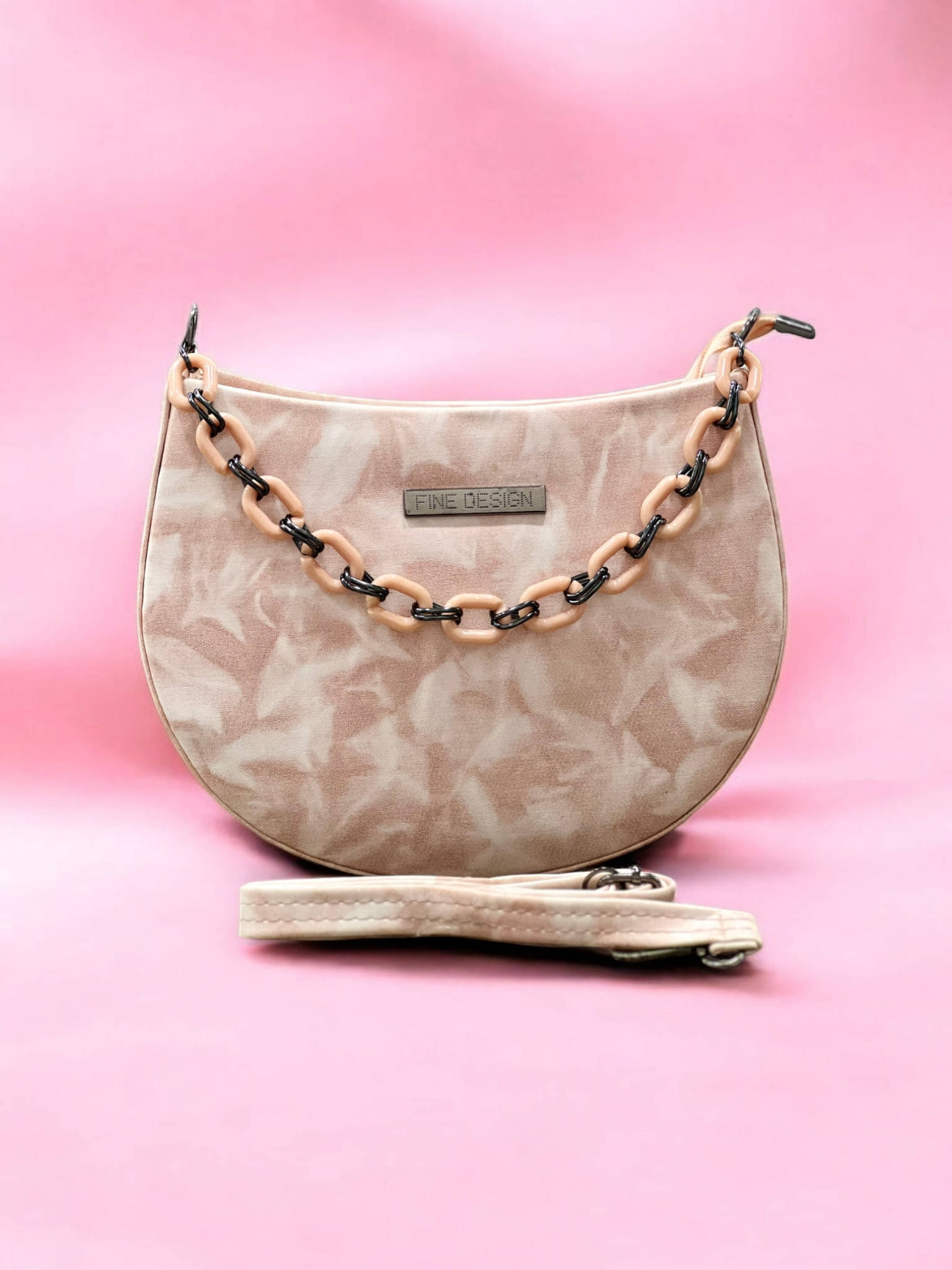     			Jazzberry Sling Bag PU Set of 1 ( Pink )