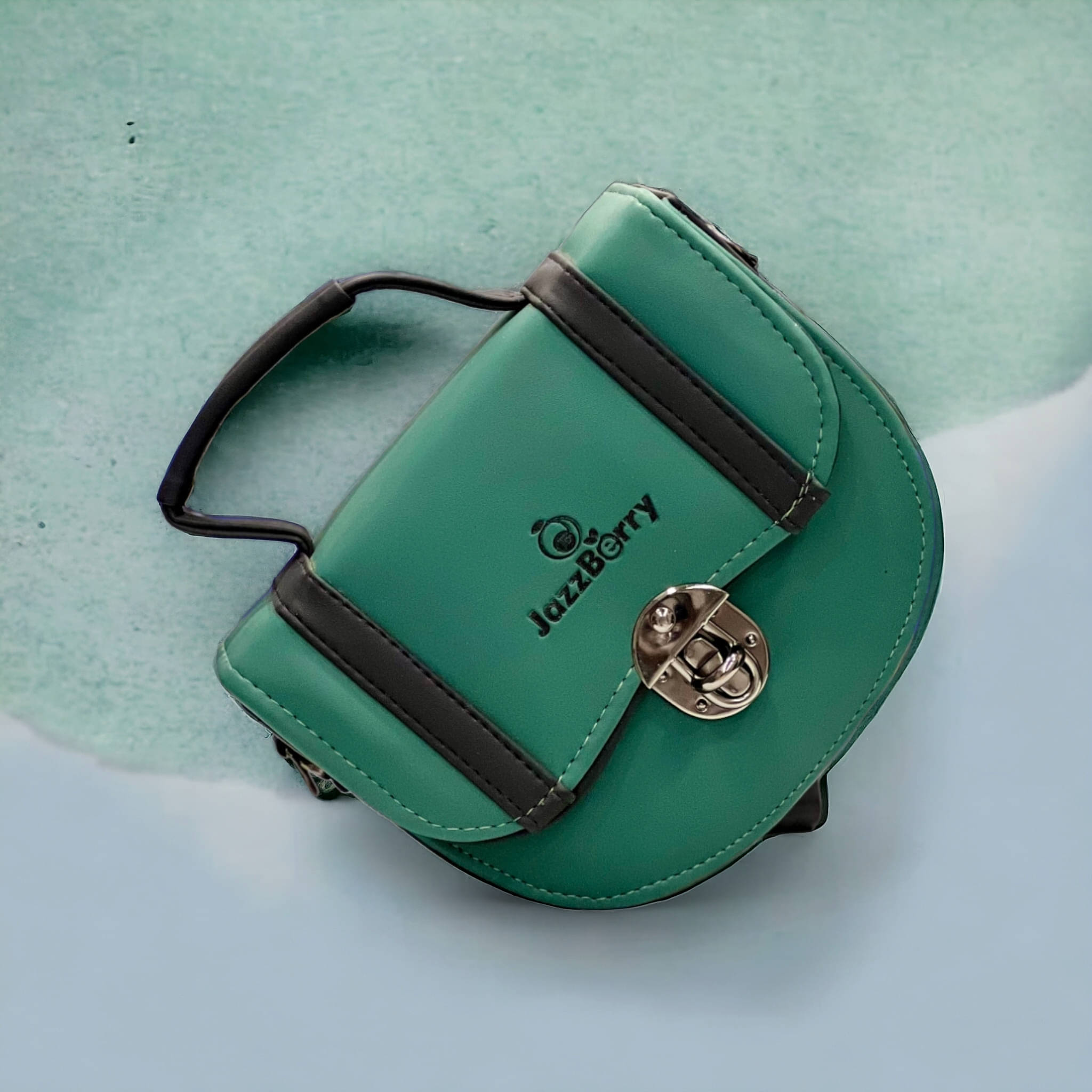     			Jazzberry Sling Bag PU Set of 1 ( Green )