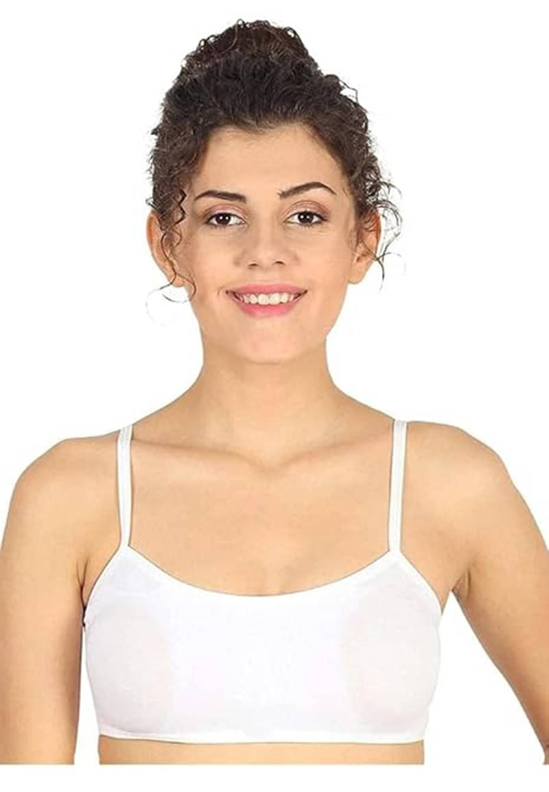 Kamini Pack of 1 Cotton Blend Lightly Padded T-Shirt Bra For Women ( White ) Kamini Pack of 1 Cotton Blend Lightly Padded T-Shirt Bra For Women ( White )
