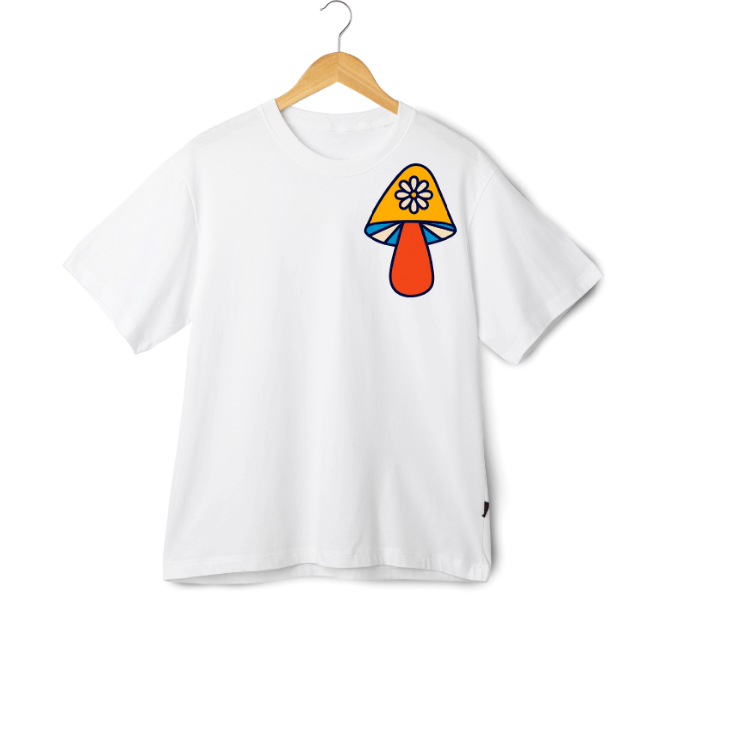     			Maddock Women Polyester Printed Regular Fit Round Neck T-Shirt ( White )