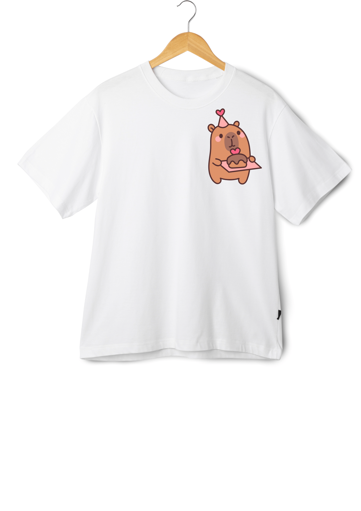     			Maddock Women Polyester Printed Regular Fit Round Neck T-Shirt ( White )