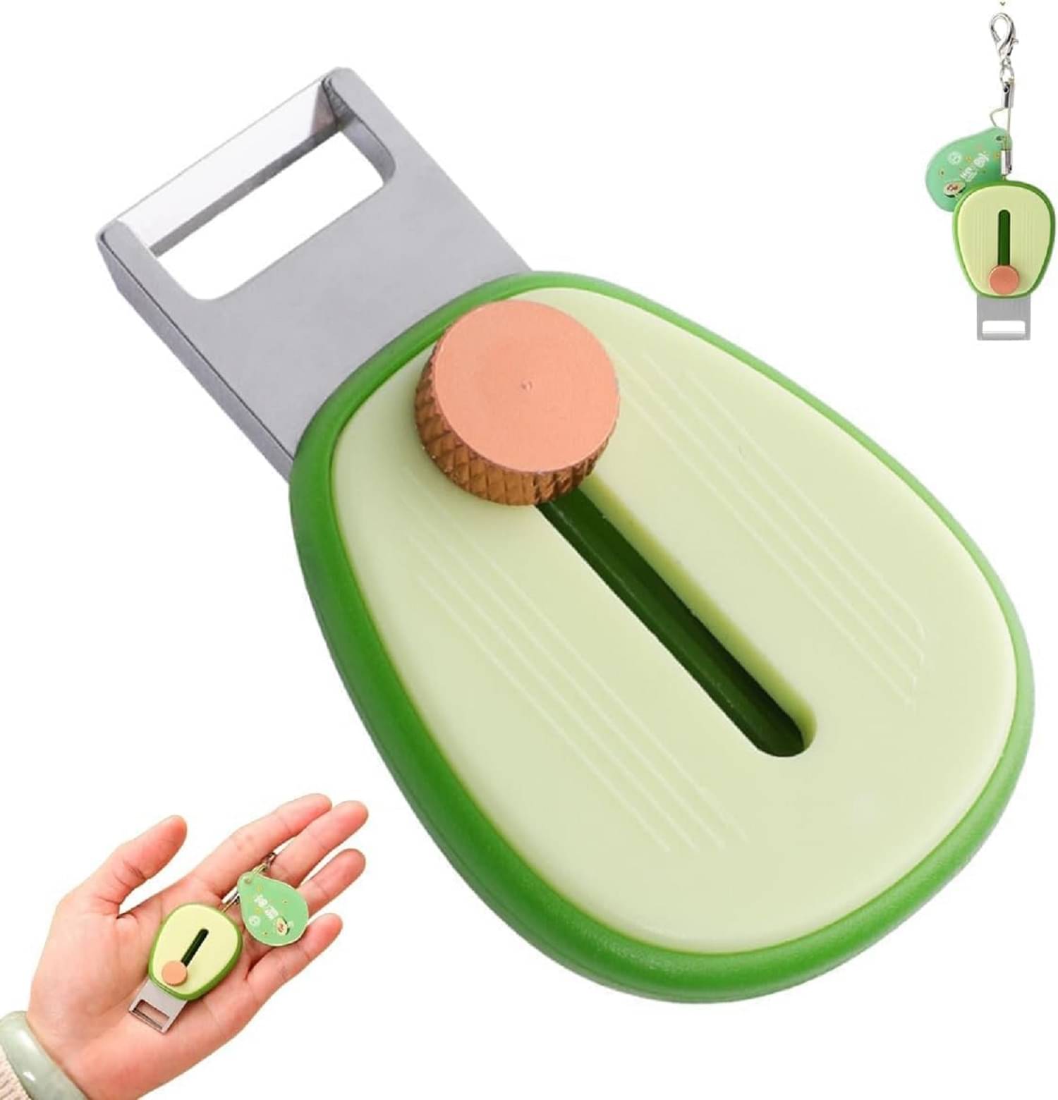     			Mini Retractable Fruit &Vegetable Peeler with Keychain