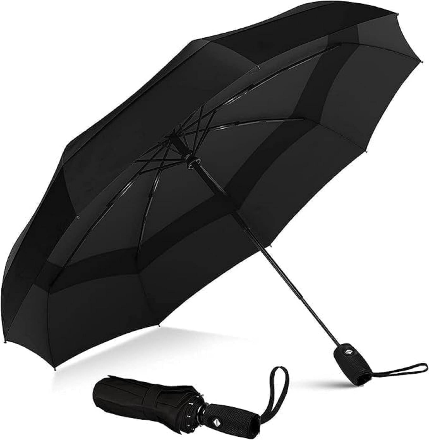 SKYVILLA Black 1 Fold Umbrella SKYVILLA Black 1 Fold Umbrella