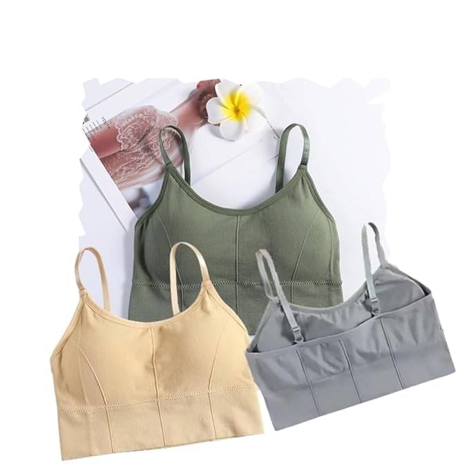     			Trulymart Pack of 3 Cotton Blend Lightly Padded Everyday Bra For Women ( Multicolor14 )