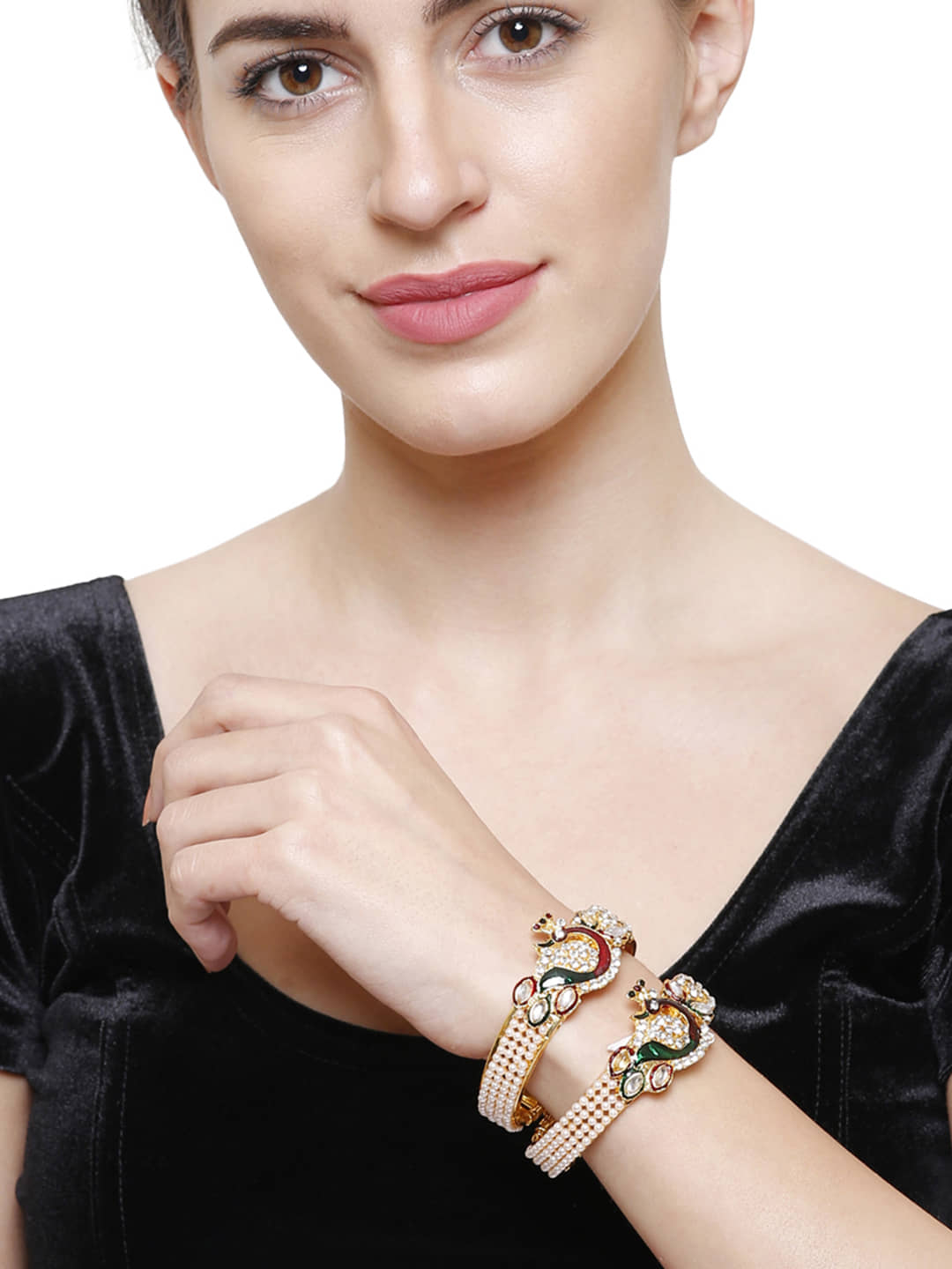 YOUBELLA Multicolor Bangle Set ( Pack of 1 ) - Bangles & Bracelets | Buy online on ZillyBuy