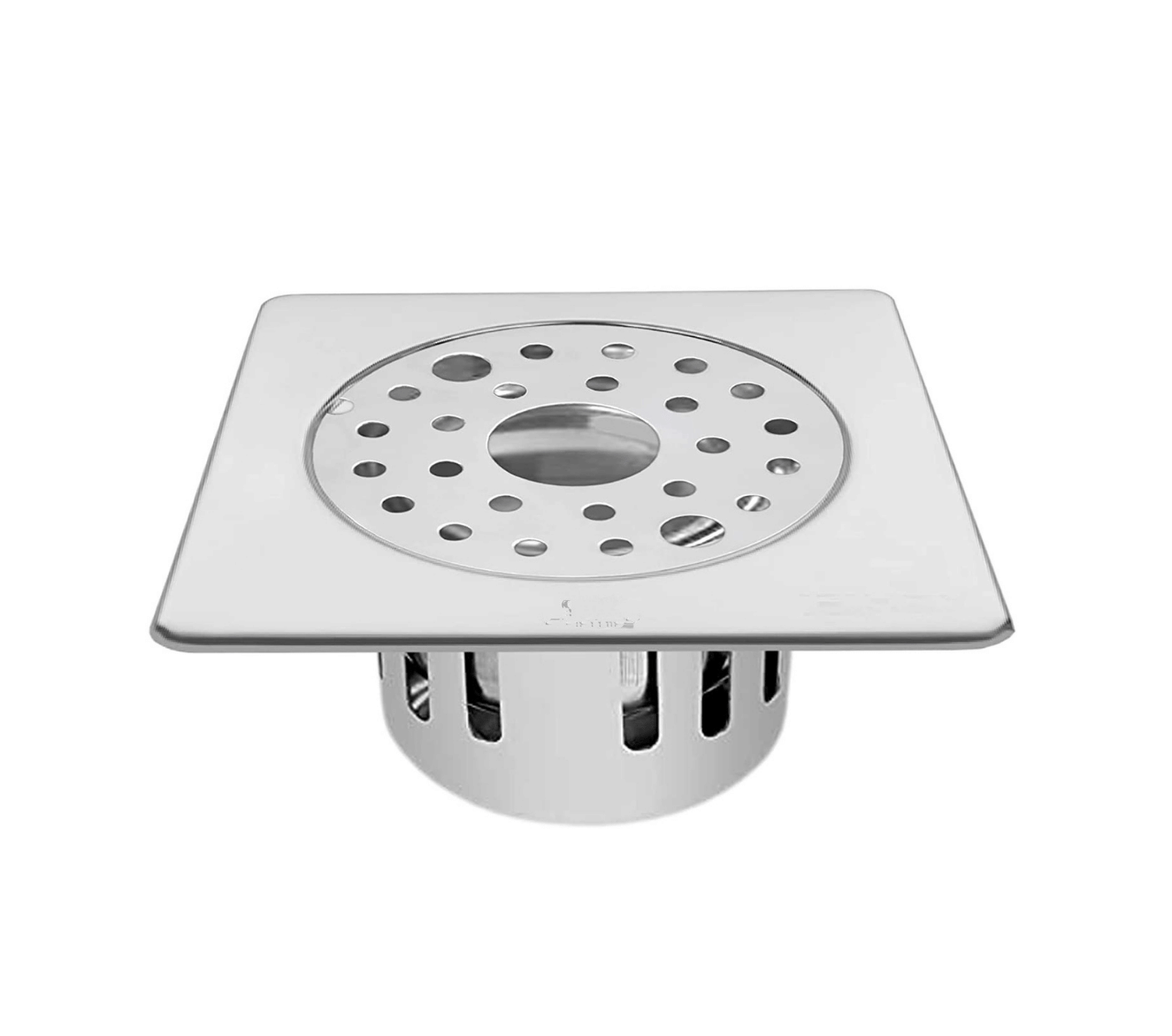 BATHONIX Stainless Steel 5"x5" Holly Square Hole with Anti Cockroach Water Drain Lock Jali for Bathroom & Kitchen (Pack of 1) BATHONIX Stainless Steel 5"x5" Holly Square Hole with Anti Cockroach Water Drain Lock Jali for Bathroom & Kitchen (Pack of 1)