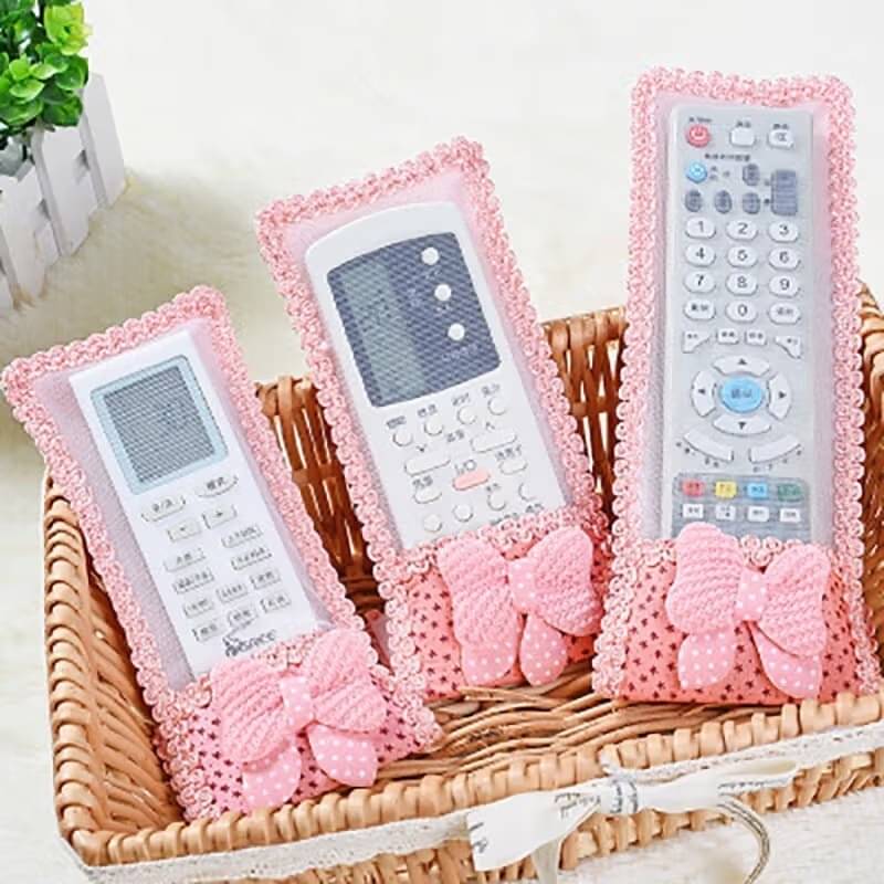     			Beautifuls and Attractives Remote cover, AC Cover Set of 3 Pcs