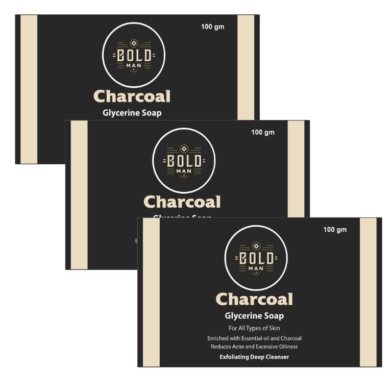     			Bold Man Exfoliating Soap for All Skin Type ( Pack of 3 )