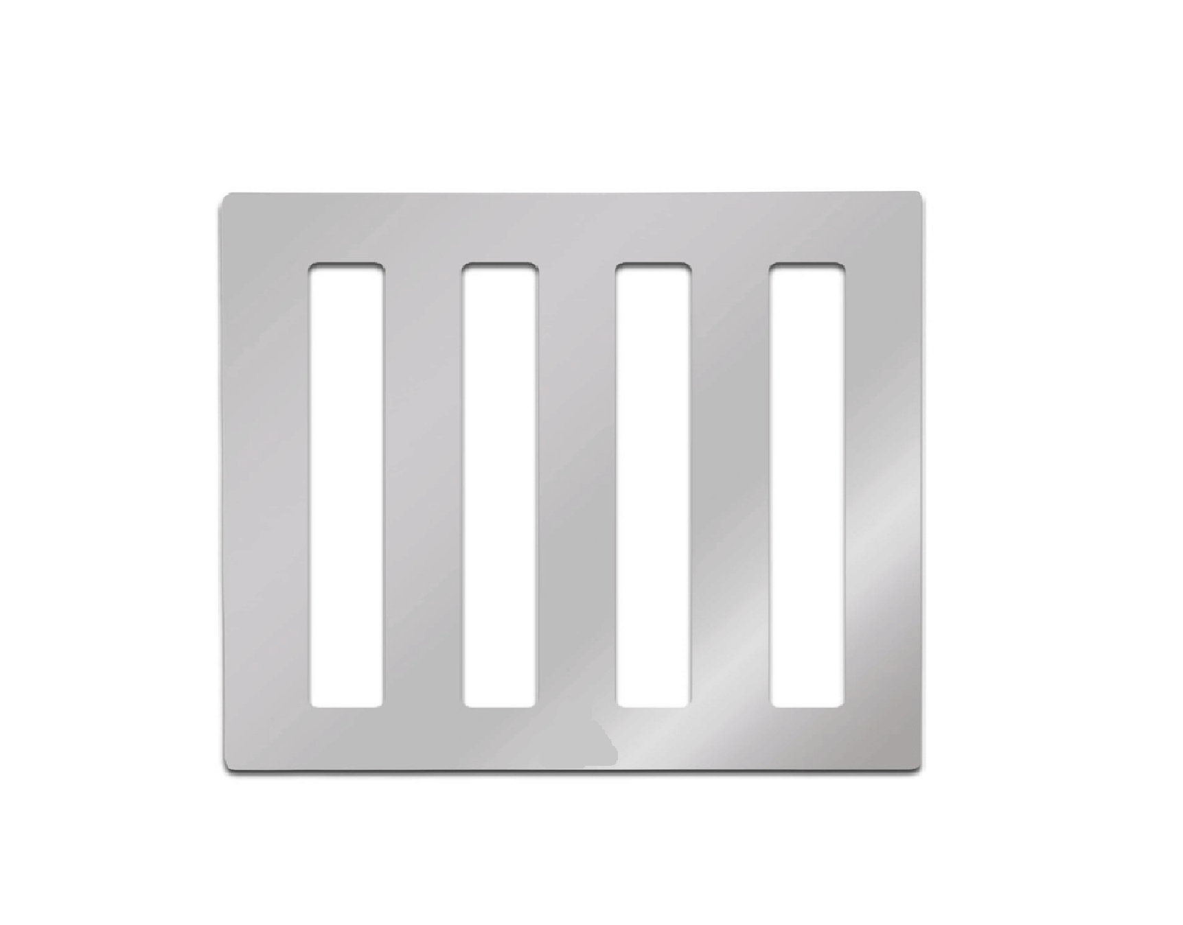     			COSSIMO 3"x3" Stainless Steel Drain Strainer Chrome Finish Without Frame Jali for Roof, Balcony & Pool Area (Pack of 1)