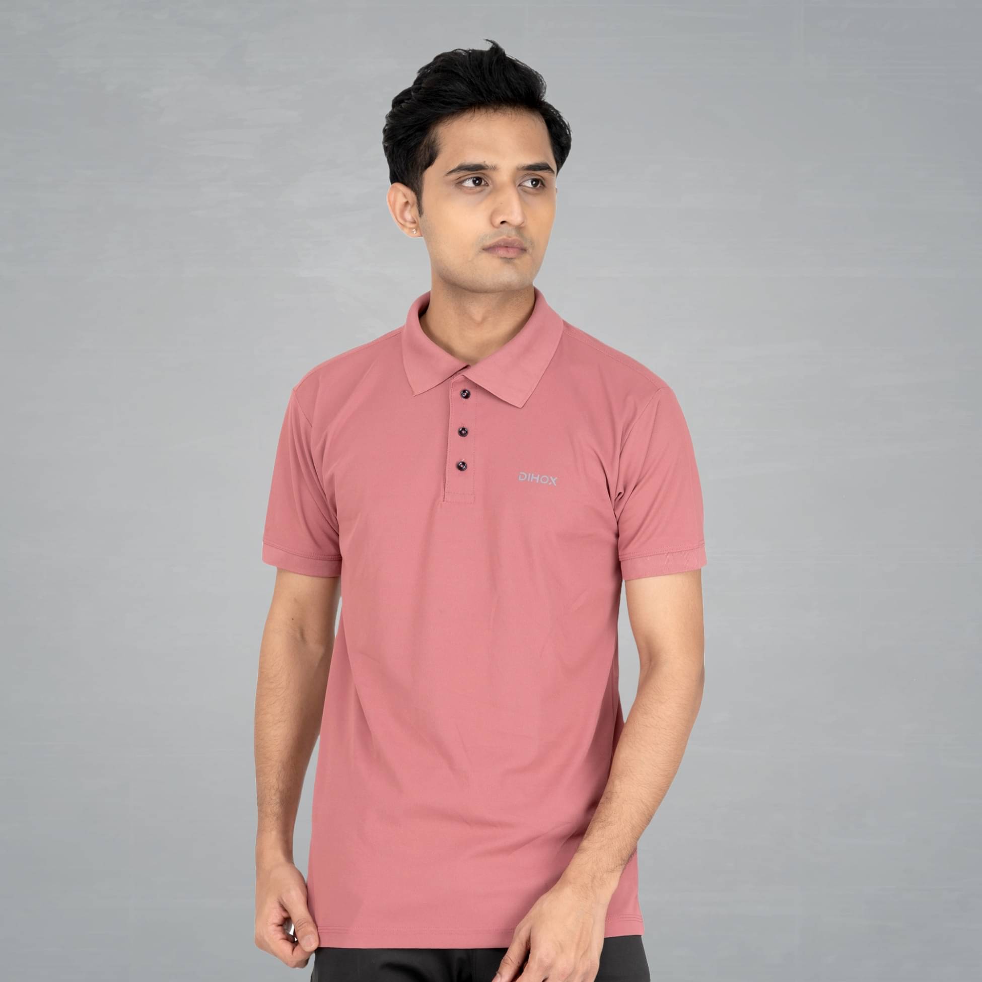 DIHOX Light Pink Polyester Regular Fit Men's Sports Polo T-Shirt ( Pack of 1 ) DIHOX Light Pink Polyester Regular Fit Men's Sports Polo T-Shirt ( Pack of 1 )