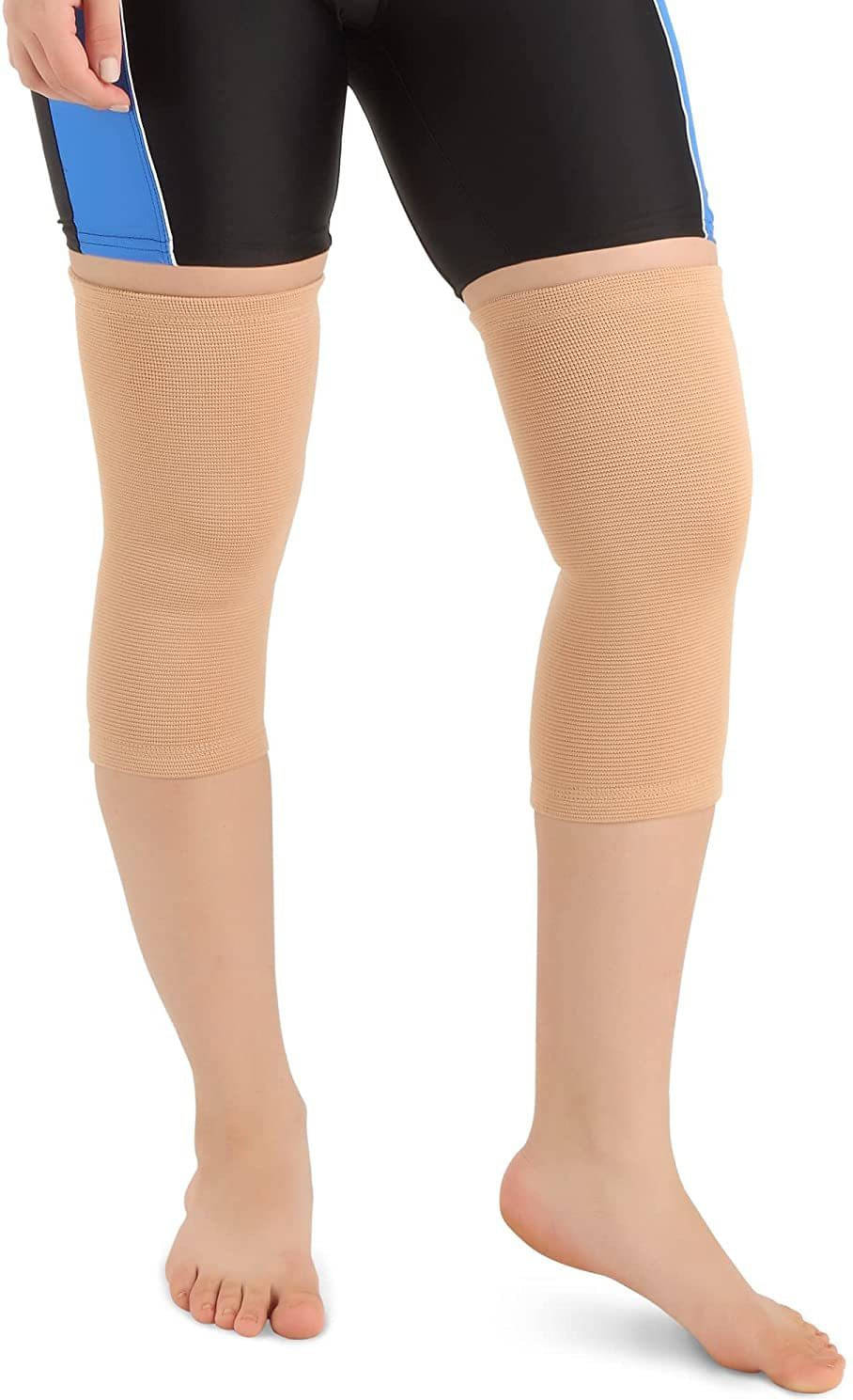    			Flamingo Knee Cap for Knee Pain for Women Men knee brace for Gym & Sports, Beige, Size M