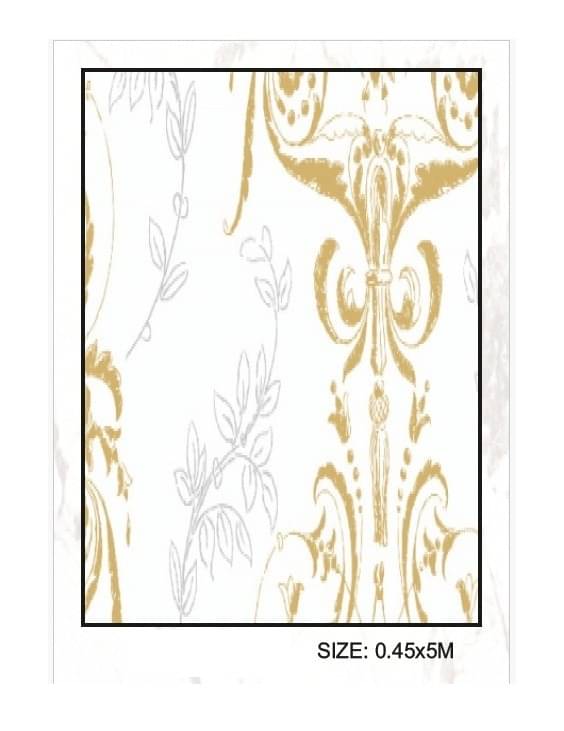     			Freedy Self-Adhesive Designer 45 x 500Cm Wall Paper for Bedroom Living Room Cabinet, Peel and Stick Decorative Sticker Easy to Cut and Apply