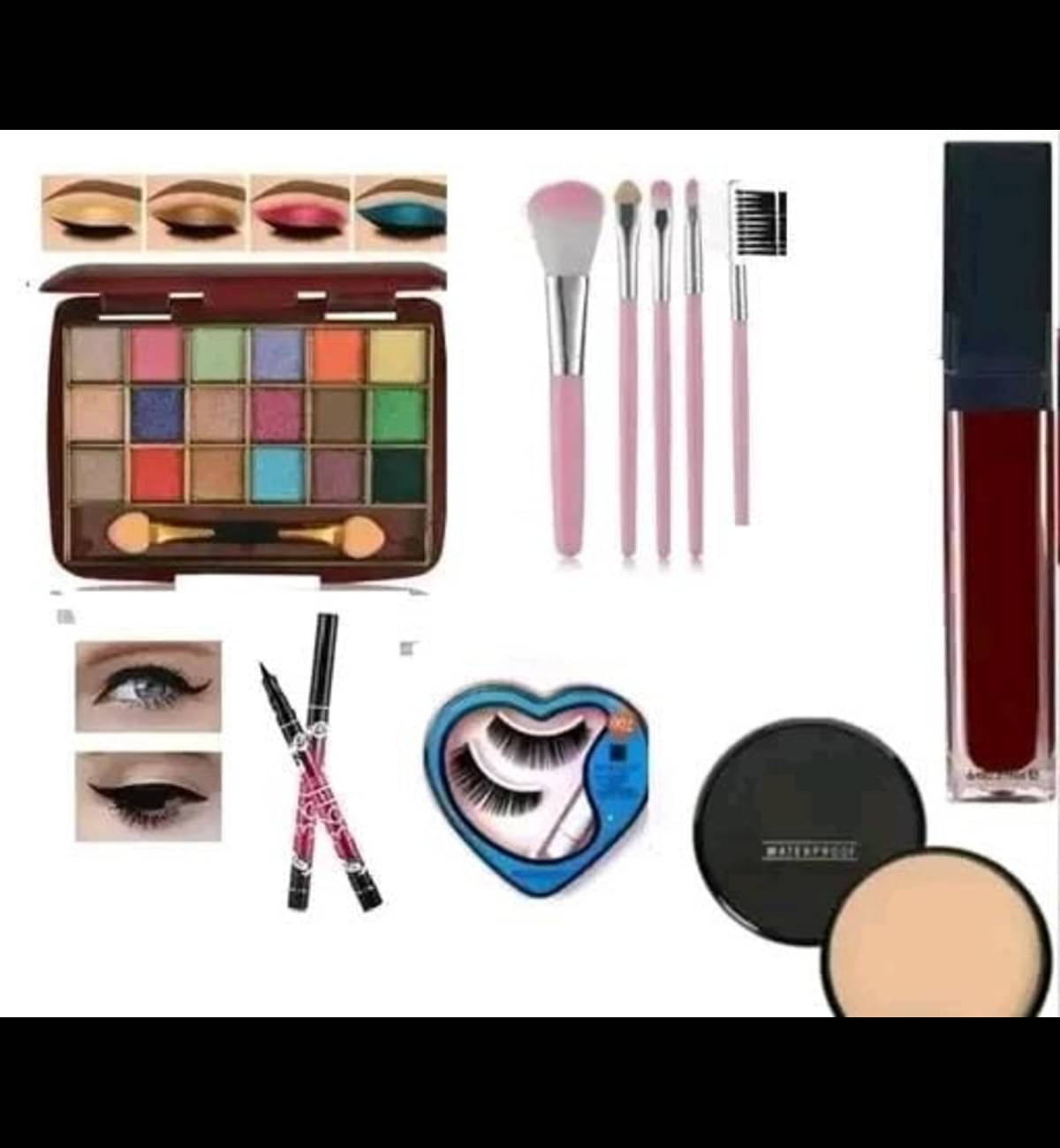     			Generic HD Waterproof Makeup Essentials All in One Makeup Kit