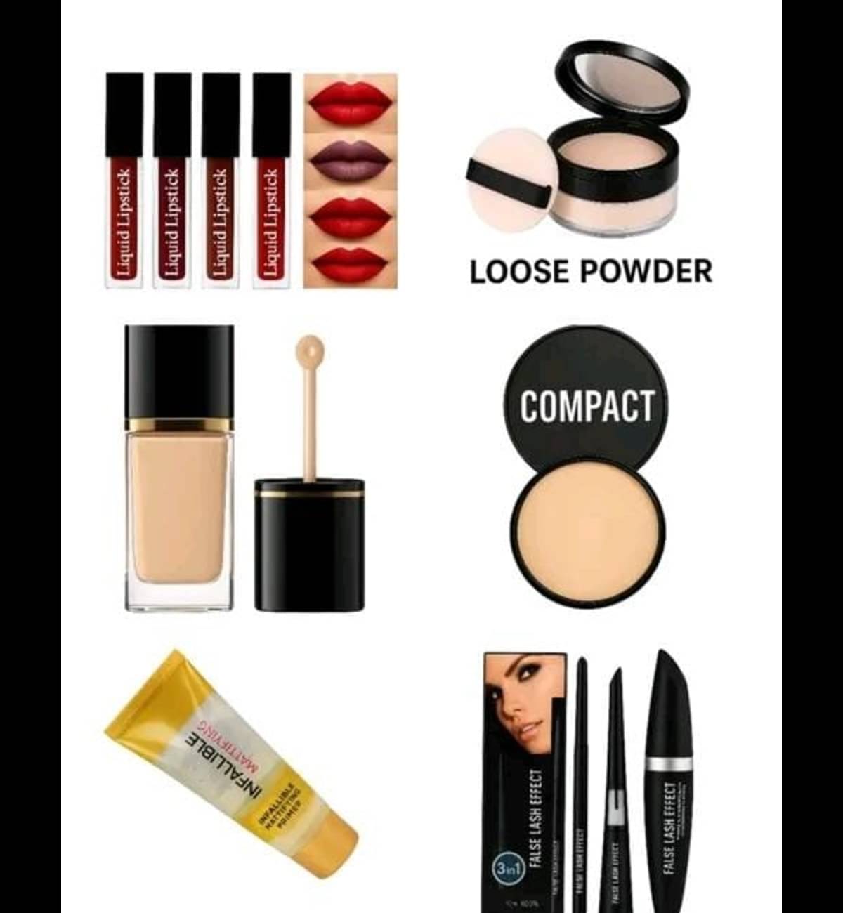     			Generic HD Waterproof Makeup Essentials All in One Makeup Kit