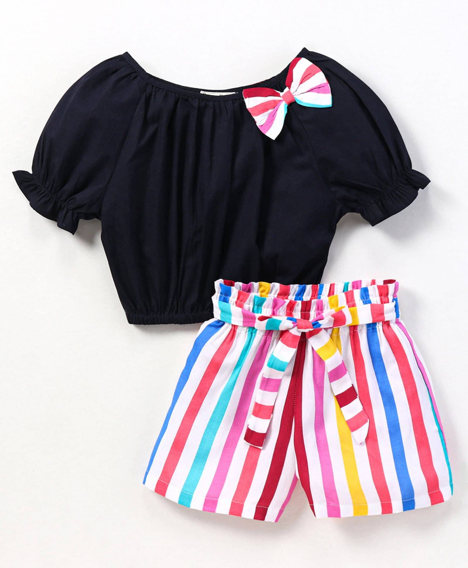 House Of Common Pack of 1 Girls Cotton Blend T-shirt & Pants ( Black ) House Of Common Pack of 1 Girls Cotton Blend T-shirt & Pants ( Black )