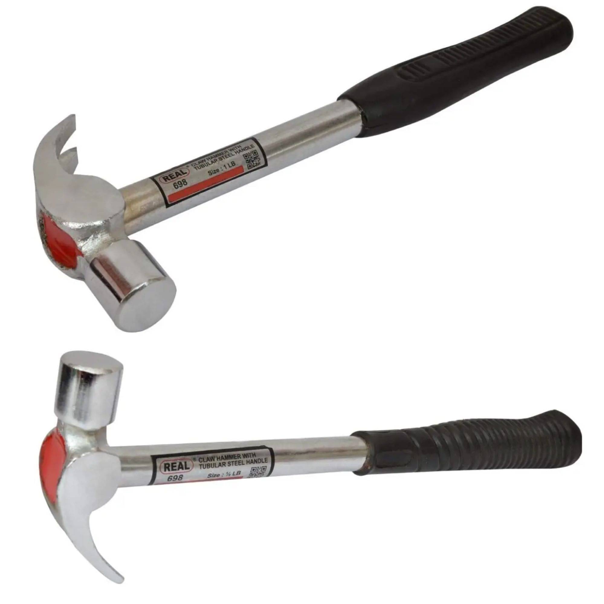     			Kadio Hand Tools Combo Set With 2 Pcs 8" Claw Hammer (Multicolor, Heavy Duty)(Set of 2)