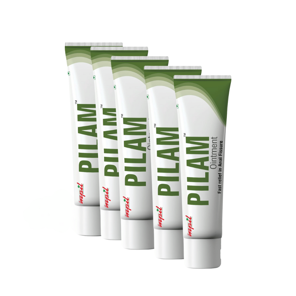     			MPIL Wellness pilam ointment for piles relief Cream 100 gm Pack Of 5
