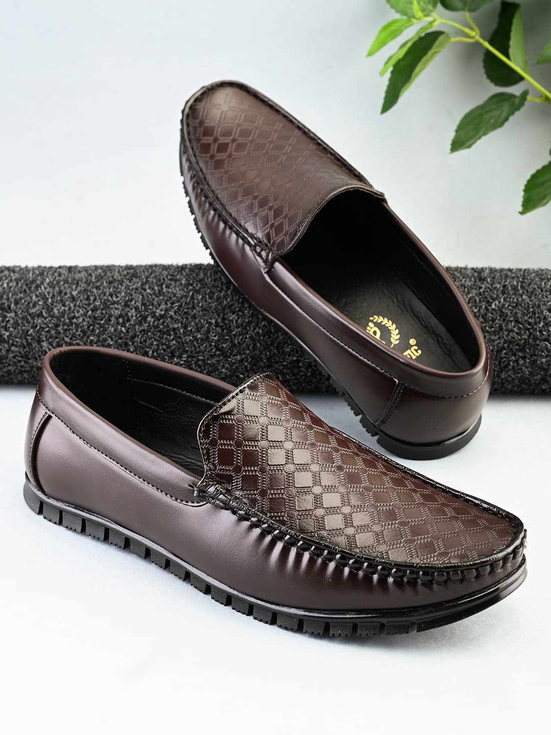     			Prolific AK-CM446 Brown Men's Slip-on Shoes