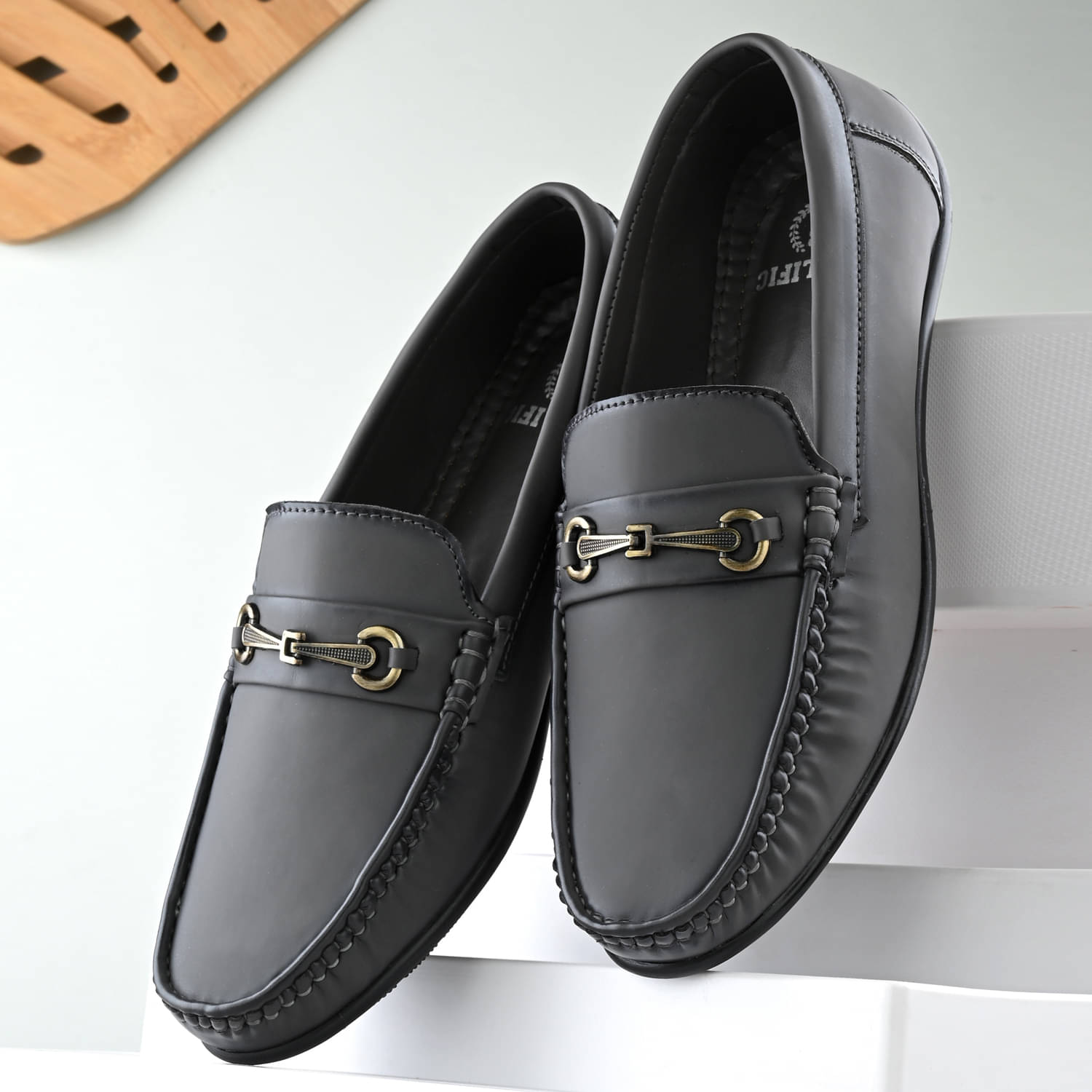 Prolific CM10611 Grey Men's Slip-on Shoes Prolific CM10611 Grey Men's Slip-on Shoes