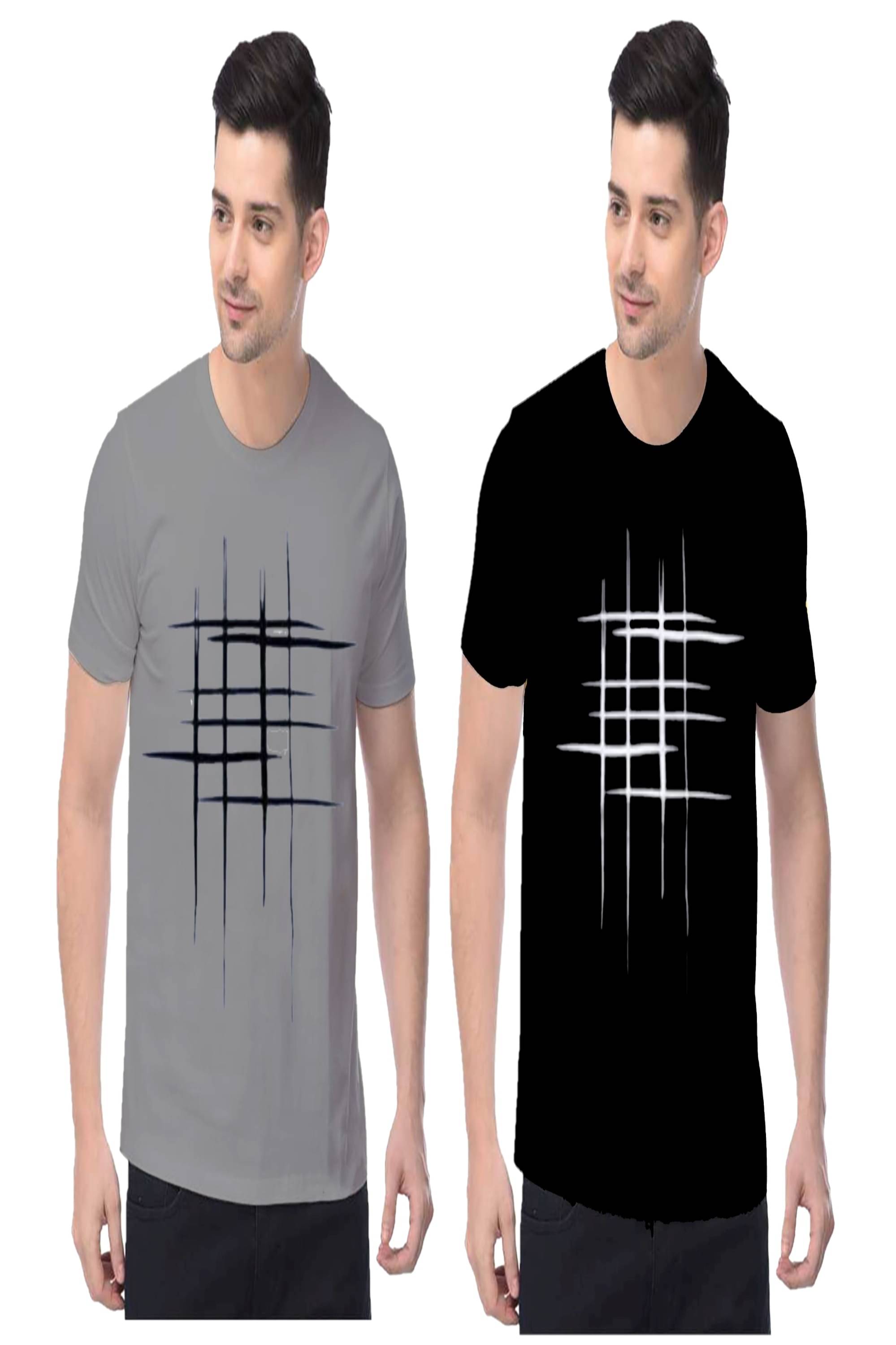     			SNAZZY CLAD Men Polyester Regular Fit Printed T-Shirt ( Multicolor )