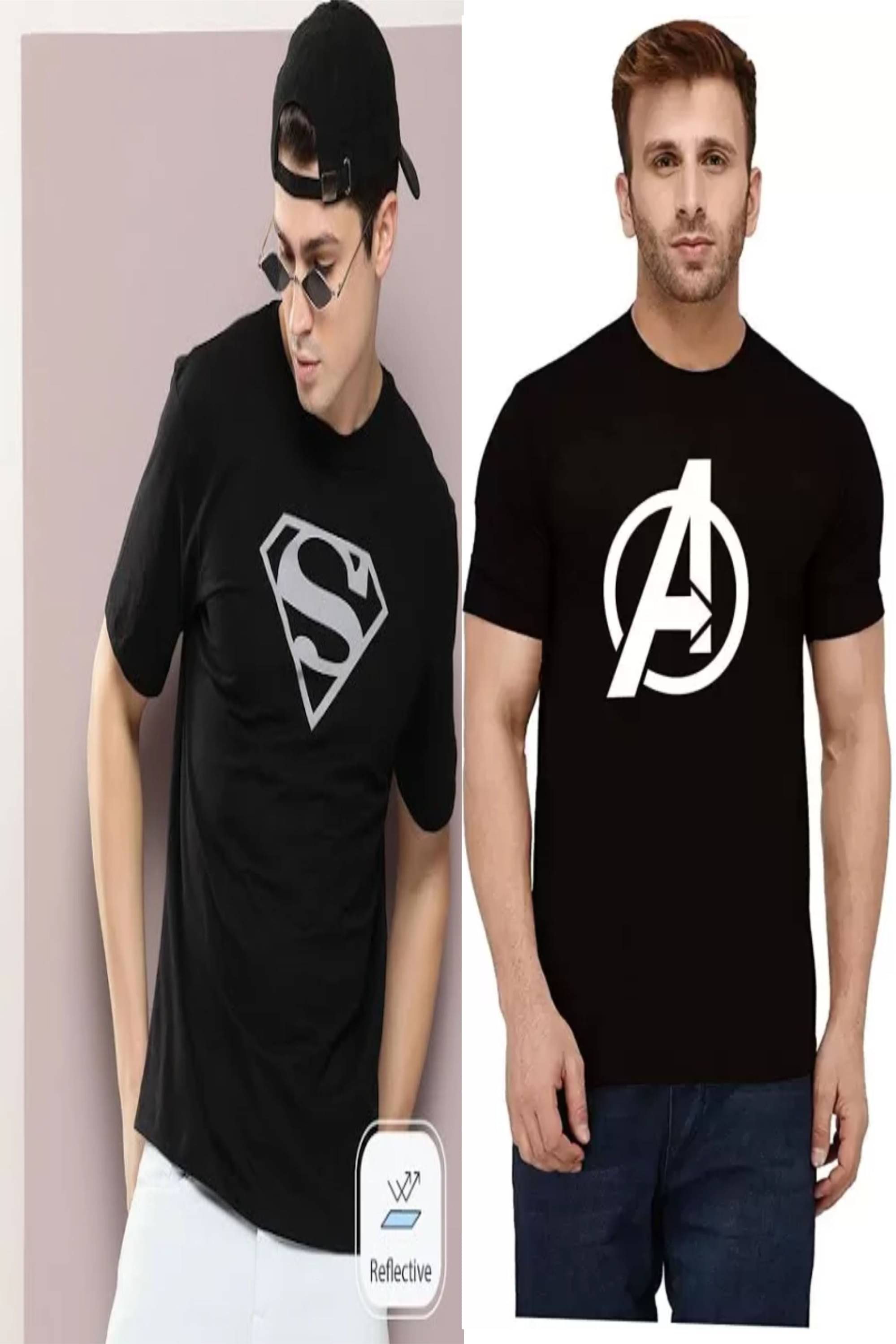 SNAZZY CLAD Men Polyester Regular Fit Printed T-Shirt ( Black ) SNAZZY CLAD Men Polyester Regular Fit Printed T-Shirt ( Black )