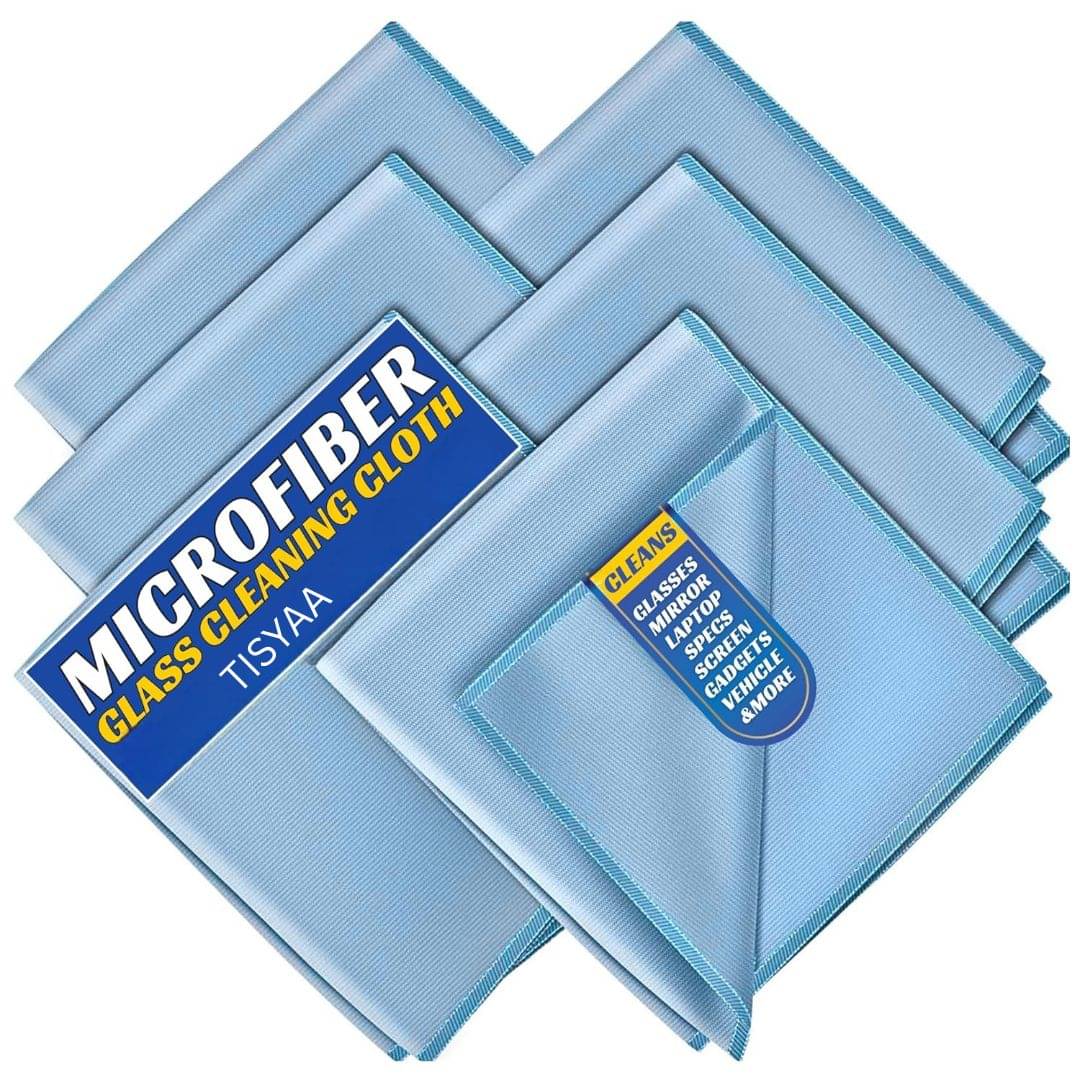     			TISYAA Set of 6 40x40 Microfiber Kitchen Towel