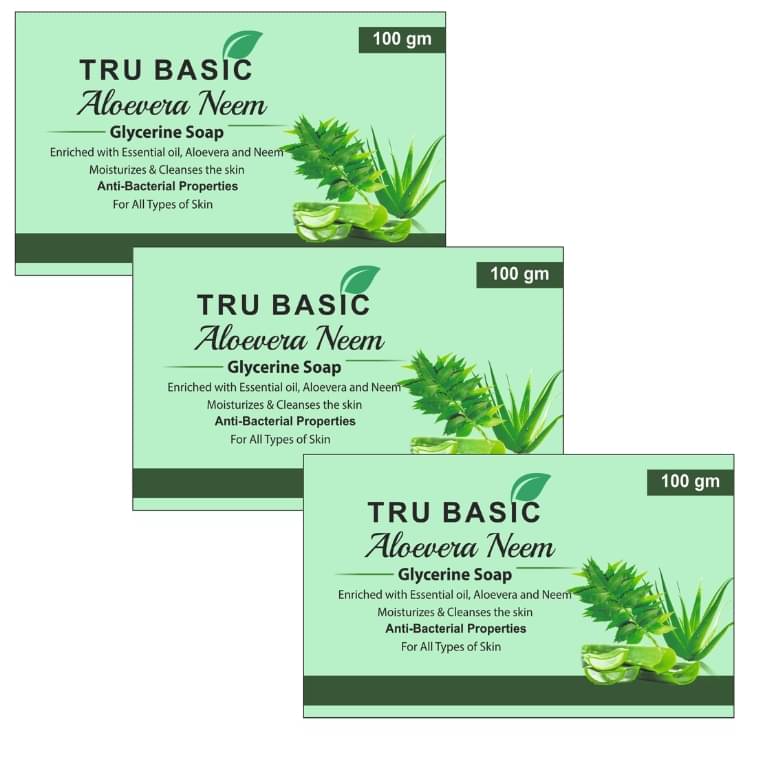 Tru Basic Antibacterial Soap for All Skin Type ( Pack of 3 ) Tru Basic Antibacterial Soap for All Skin Type ( Pack of 3 )