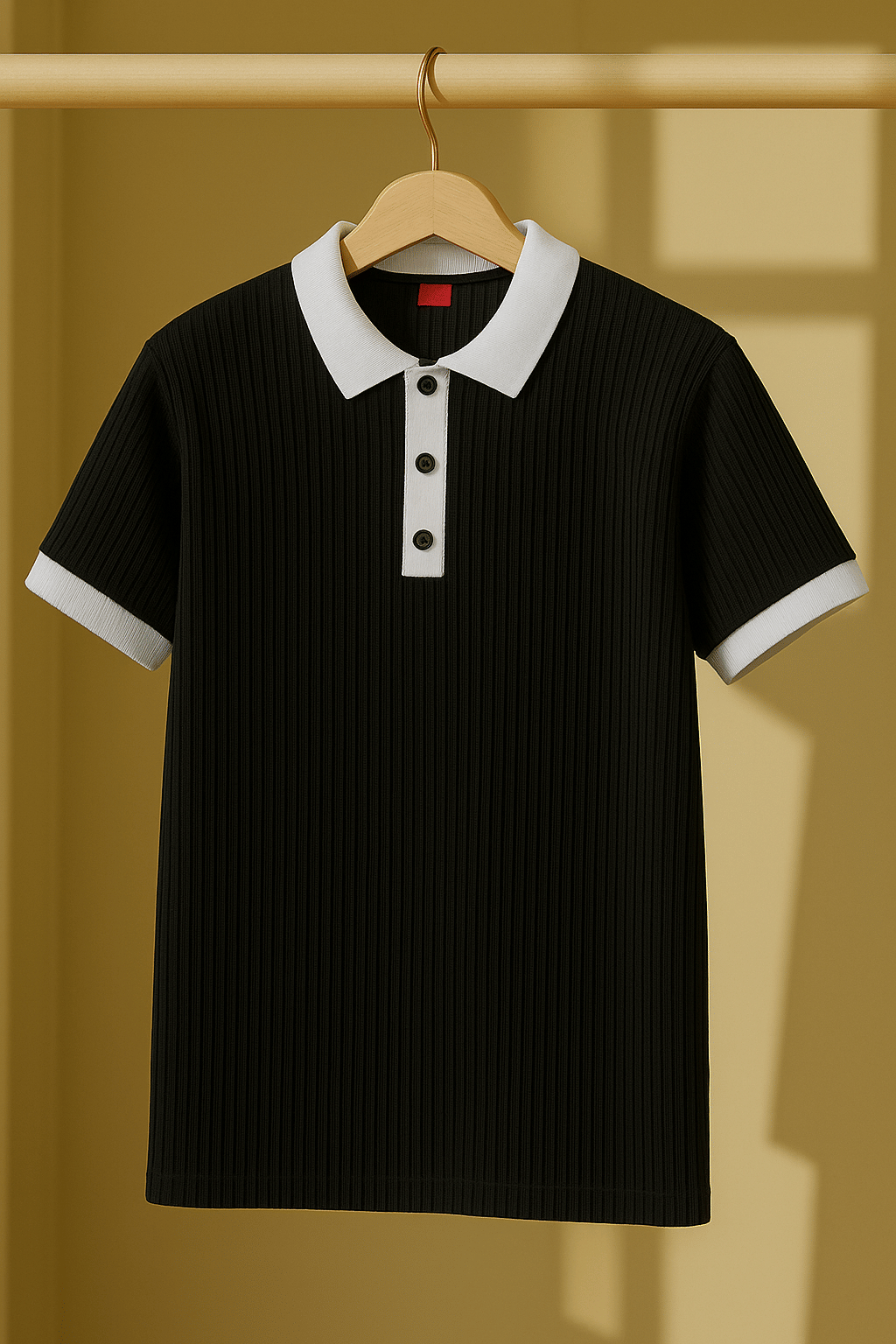 Try This Men Cotton Blend Regular Fit Colorblock Polo T Shirt ( Black ) Try This Men Cotton Blend Regular Fit Colorblock Polo T Shirt ( Black )