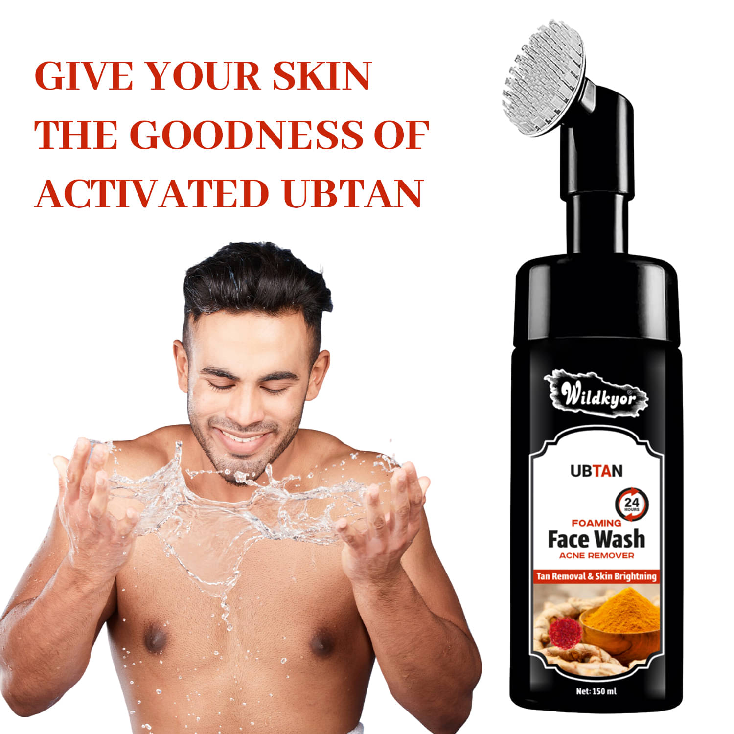     			Wildkyor - Pigmentation Removal Face Wash + Scrub For All Skin Type ( Pack of 1 )