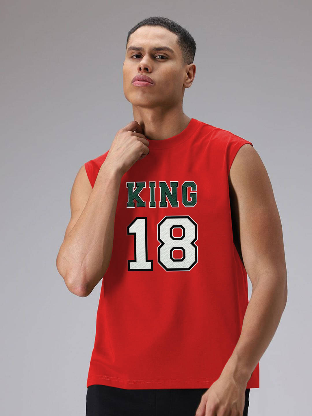 genzy Men Cotton Blend Relaxed Fit Solid T-Shirt ( Red )     			genzy Men Cotton Blend Relaxed Fit Solid T-Shirt ( Red )