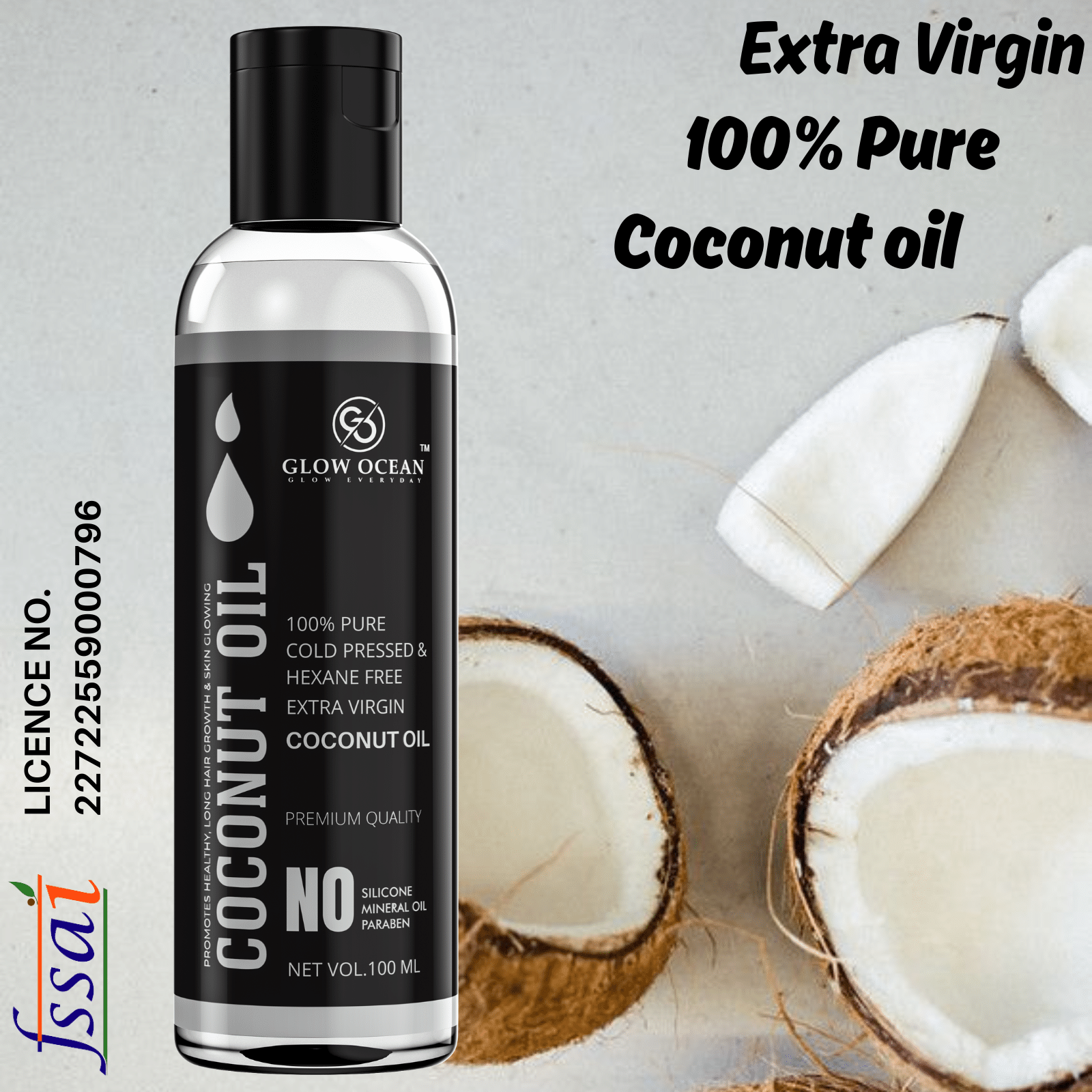 glow ocean Hair Growth Coconut Oil 100 ml ( Pack of 1 ) glow ocean Hair Growth Coconut Oil 100 ml ( Pack of 1 )