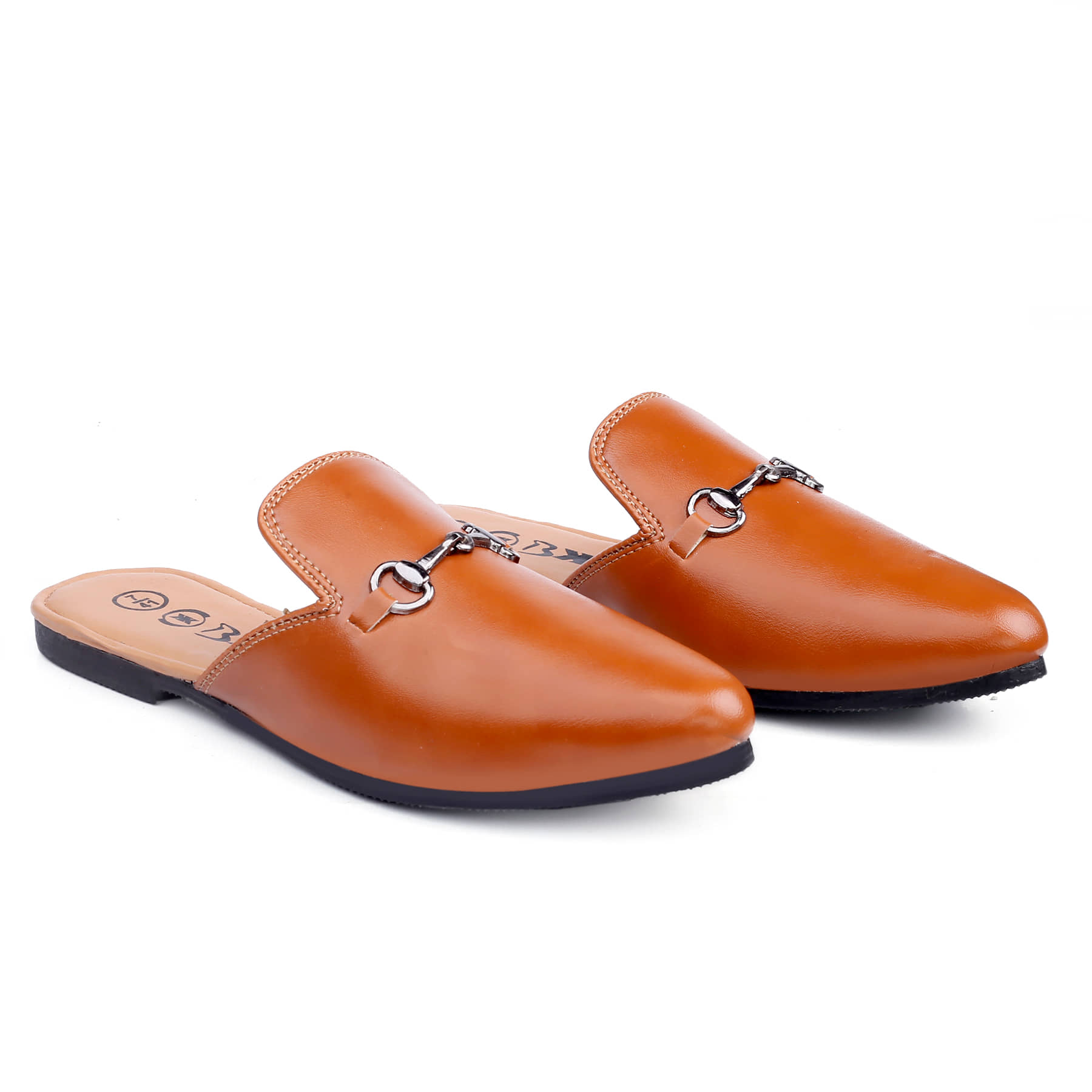 BXXY Tan Men's Mule - Ethnic Shoes | Buy online on ZillyBuy