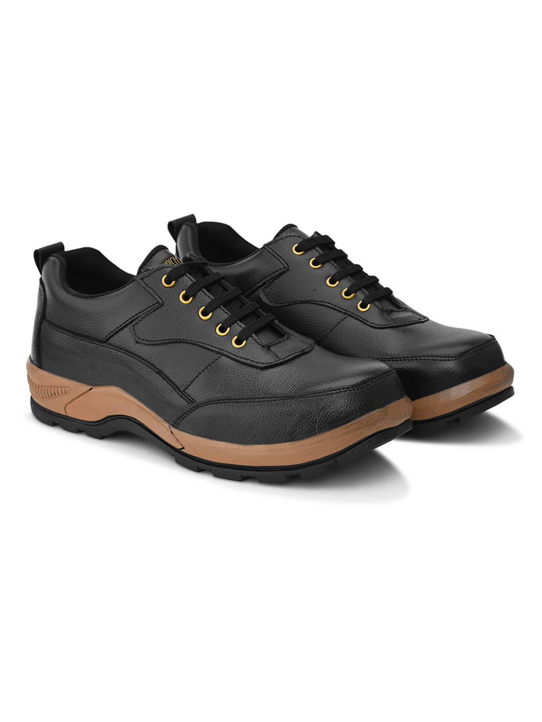 Enrich Field Mid Ankle Black Safety Shoes