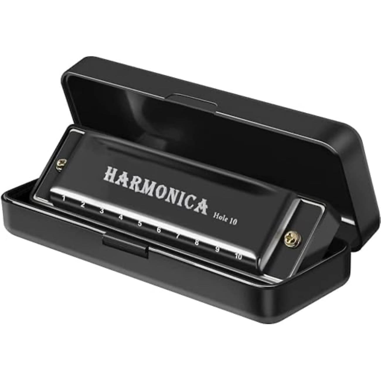 Kids Harmonica 10 Hole C Key – Musical Mouth Organ for Beginners     			Kids Harmonica 10 Hole C Key – Musical Mouth Organ for Beginners