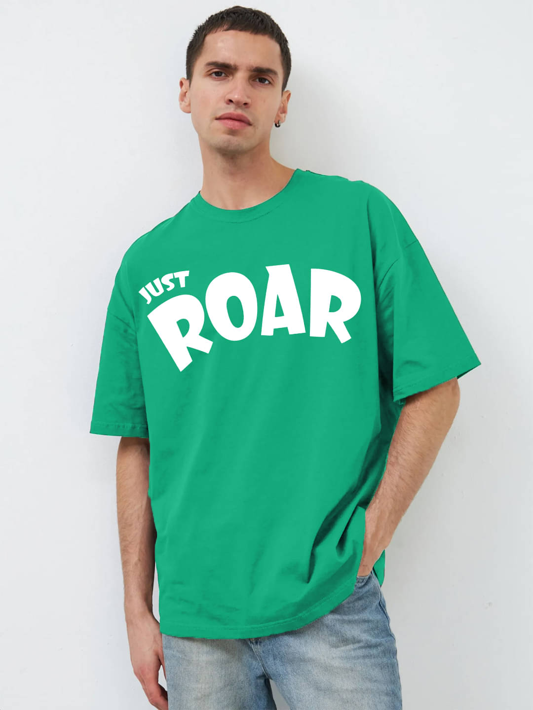 Leotude Men Cotton Blend Oversized Fit Printed T-Shirt ( Multicolor6 ) Leotude Men Cotton Blend Oversized Fit Printed T-Shirt ( Multicolor6 )