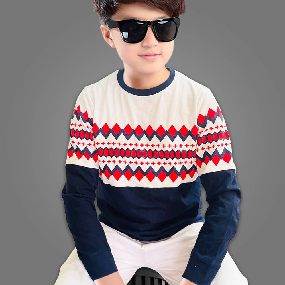     			MYEONN Pack of 1 Boys Cotton T-Shirt ( Multicolor )