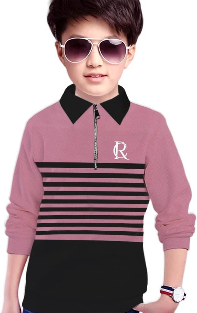     			MYEONN Pack of 1 Boys Cotton Blend T-Shirt ( Pink )