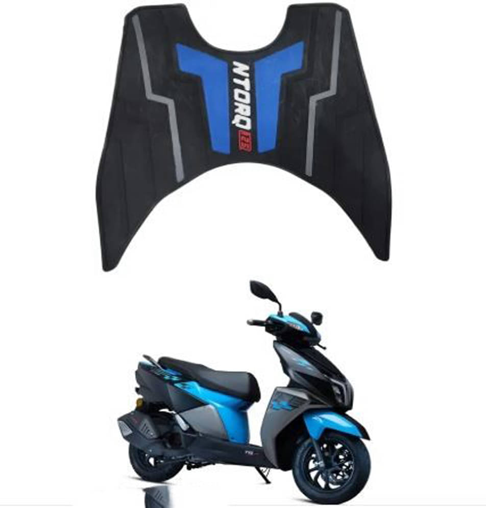     			Ntorq MULTICOLOUR Floor Mat Anti Skid Washable Scooter/Scooty Mat Two Wheeler Floor/Foot Mat Compatible for Ntorq 125