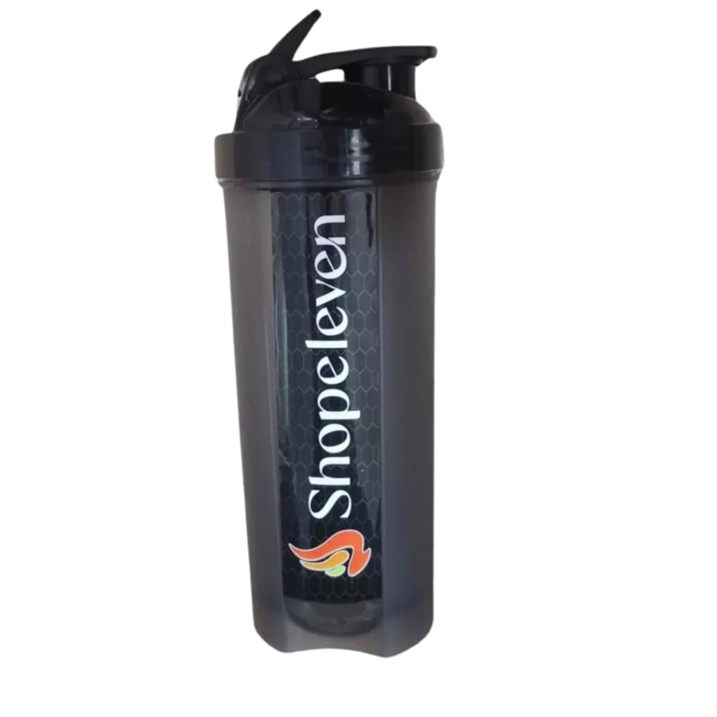 Shopeleven Plastic Black 700 mL Shaker ( Pack of 1 ) Shopeleven Plastic Black 700 mL Shaker ( Pack of 1 )