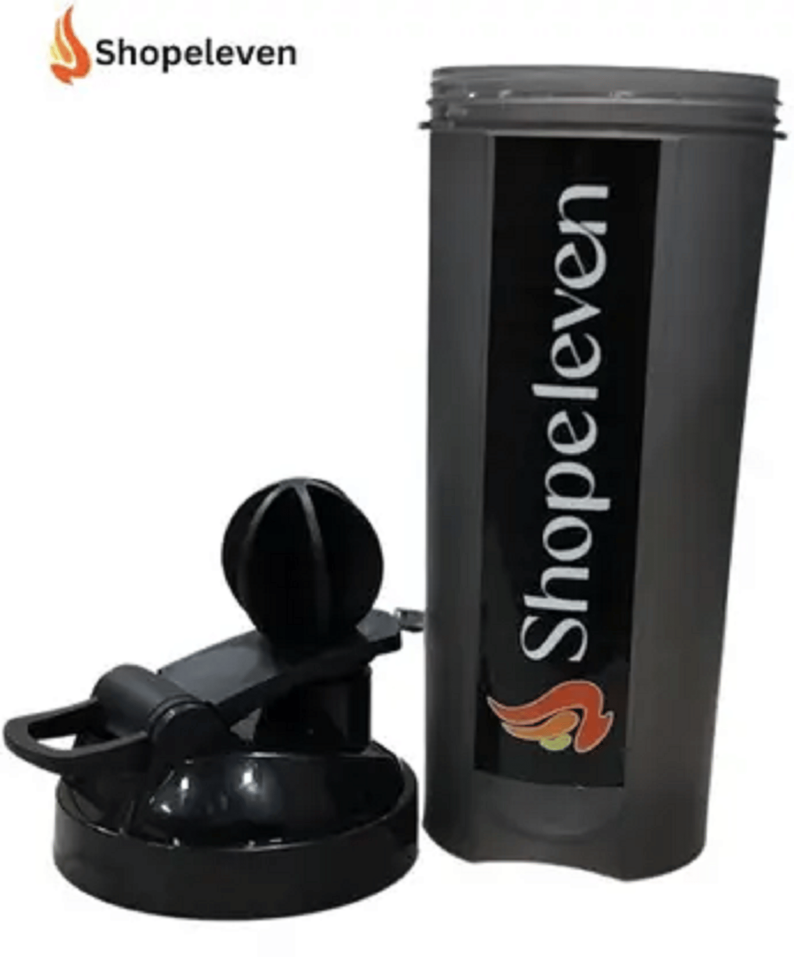     			Shopeleven Plastic Black 700 mL Shaker ( Pack of 1 )
