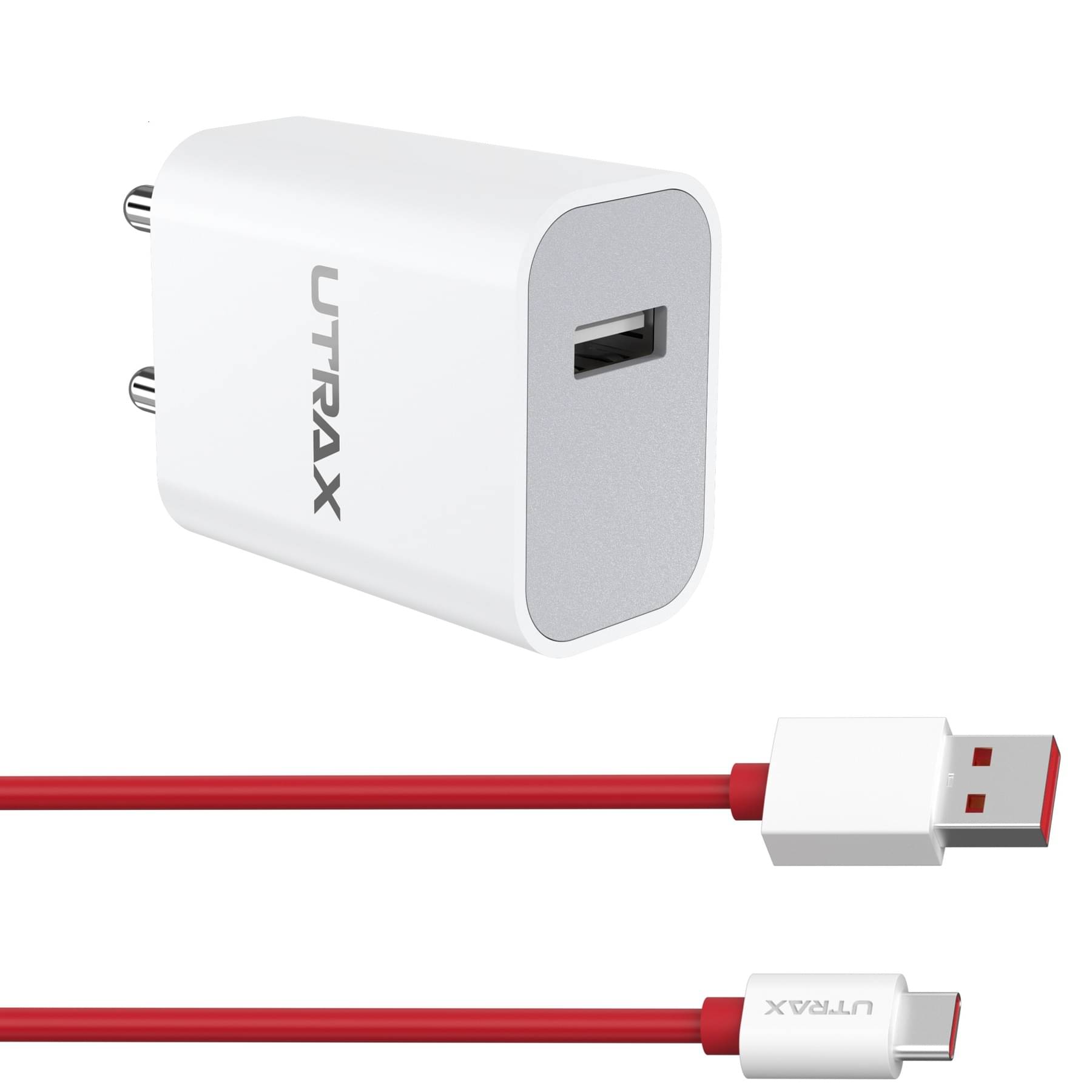     			UTRAX 25W USB Mobile Charger Adapter, Quick Charge 3.0 with VOOC & Dash Charging Support, Fast Charging Compatibility with All Android Devices & Other USB Enabled Devices