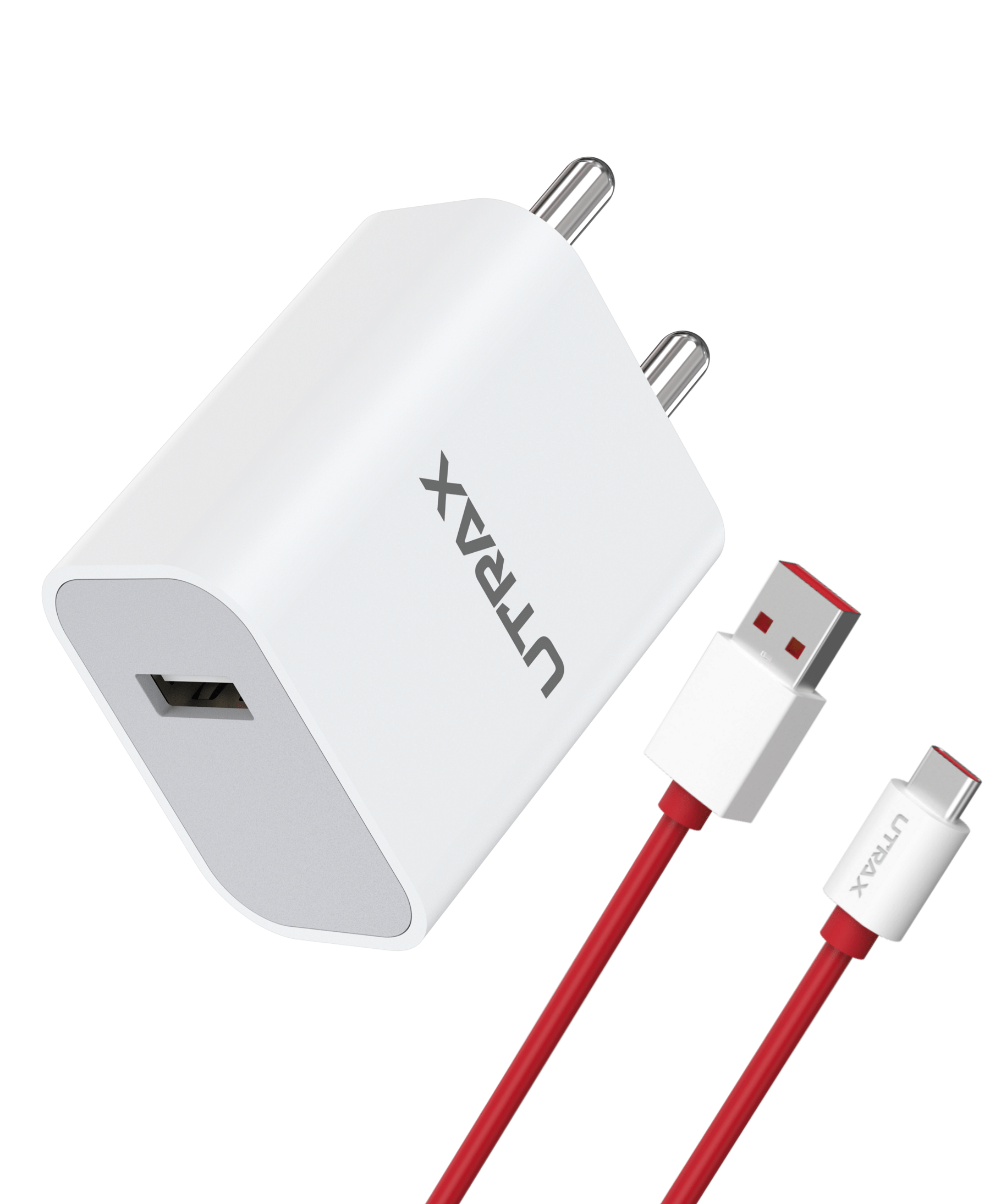     			UTRAX 25W USB Mobile Charger Adapter, Quick Charge 3.0 with VOOC & Dash Charging Support, Fast Charging Compatibility with All Android Devices & Other USB Enabled Devices