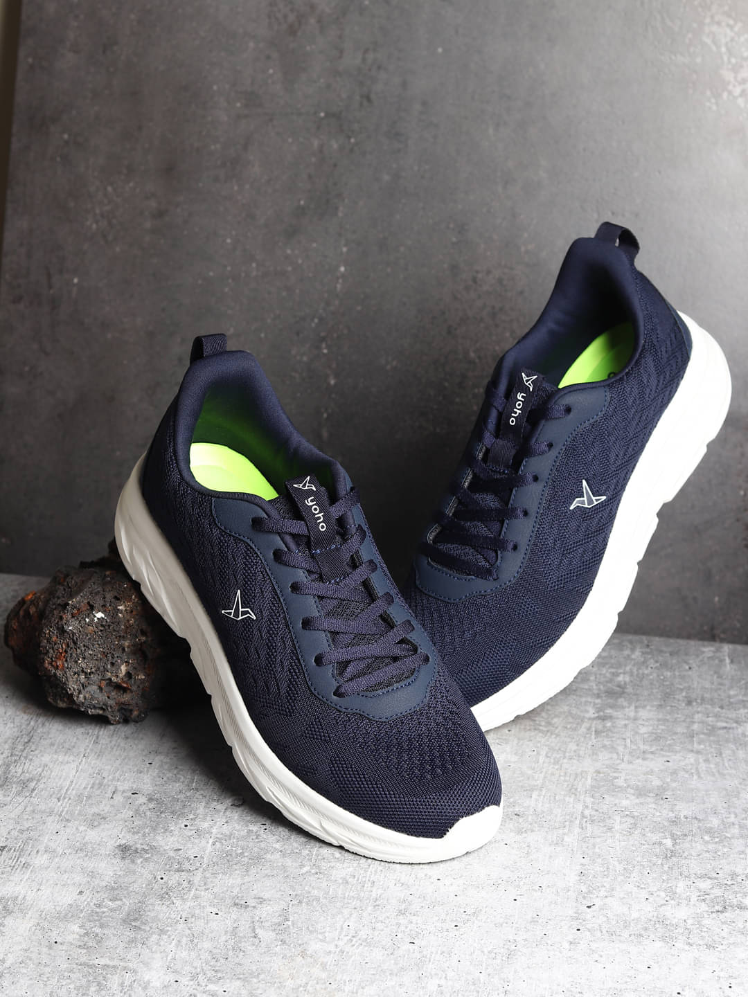     			Yoho Yoho CAS 108 Men|Lightweight|Breathable Support Navy Blue Men's Sneakers