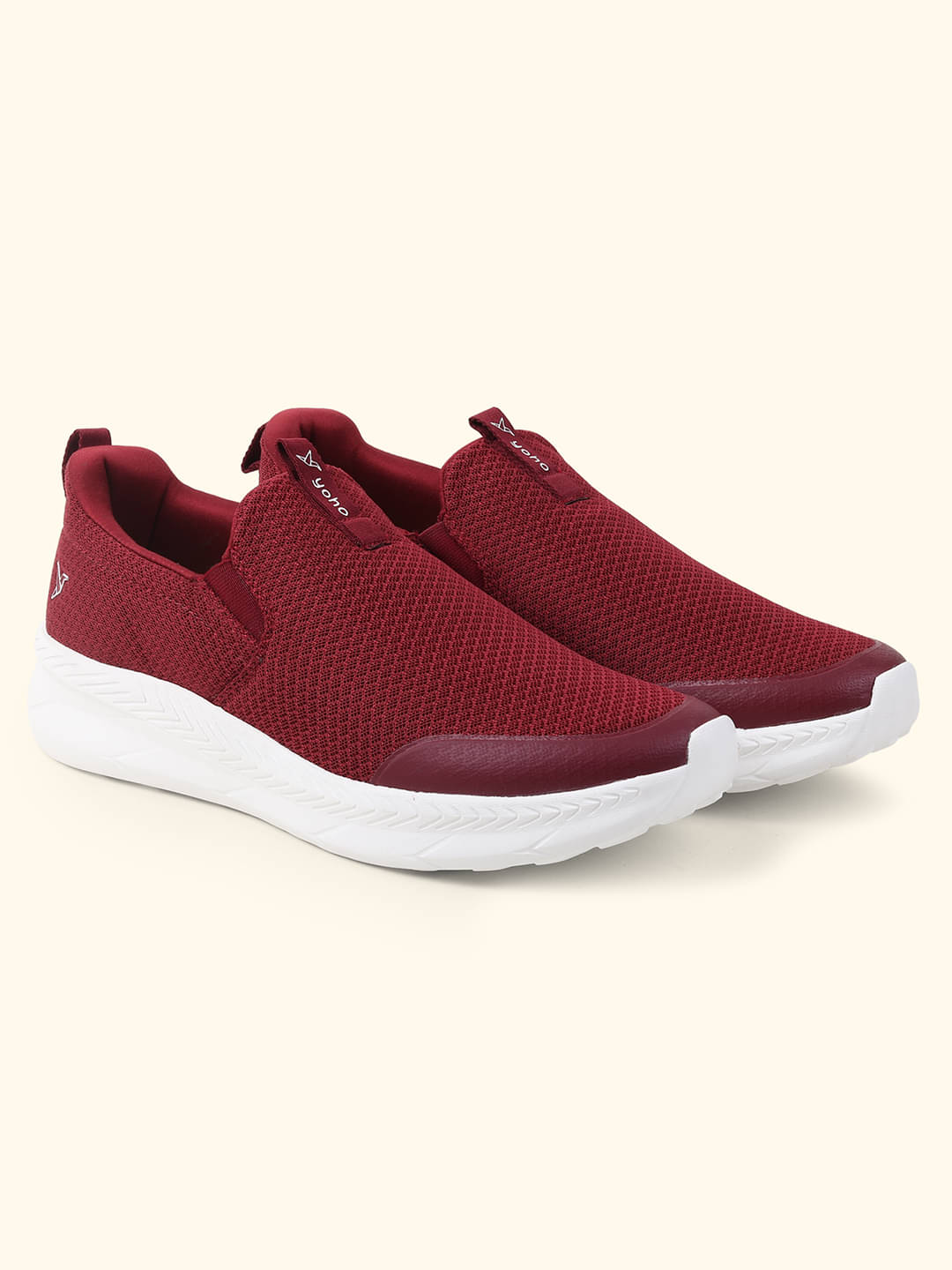     			Yoho Yoho SOS 104 Men|Breathable|Cushioned|Comfort Maroon Men's Sneakers